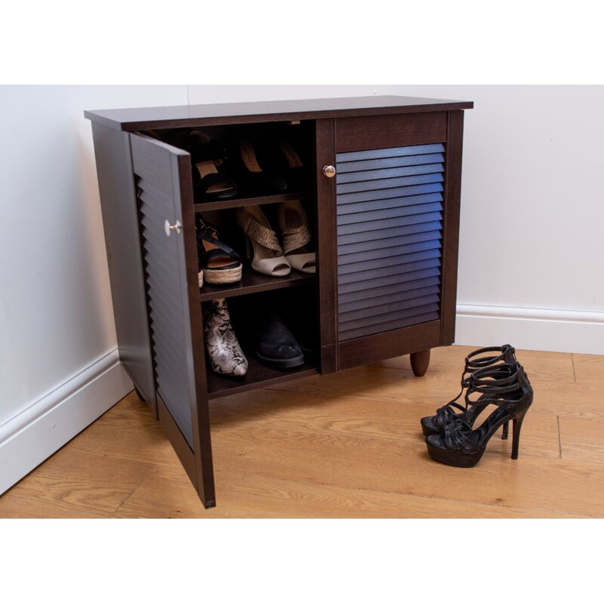 Morgan 8 Pair Shoe Storage Cabinet - RRP £45.99 - Image 2 of 2