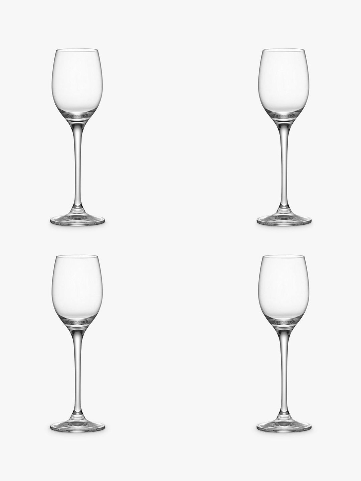 Brand New John Lewis & Partners Vino Sherry Glasses, Set of 4, 100ml, Crystal Glass