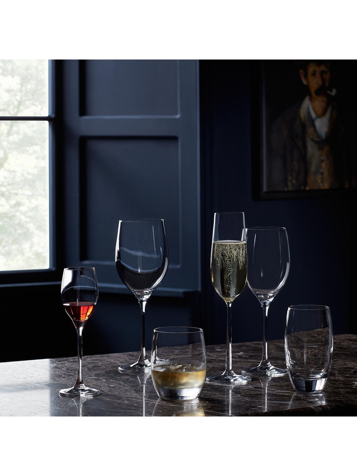 Brand New John Lewis & Partners Vino Sherry Glasses, Set of 4, 100ml, Crystal Glass - Image 2 of 2