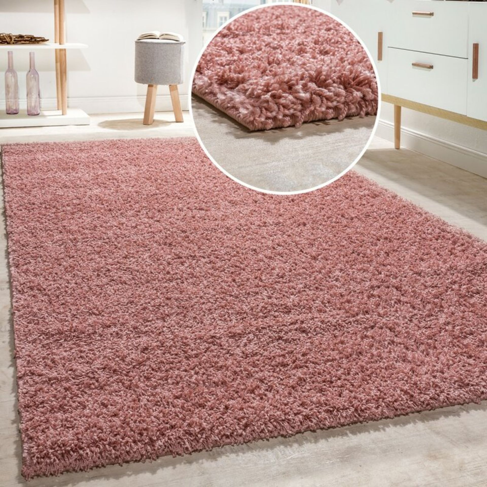 Epperson Shag Pink Rug - RRP £87.99