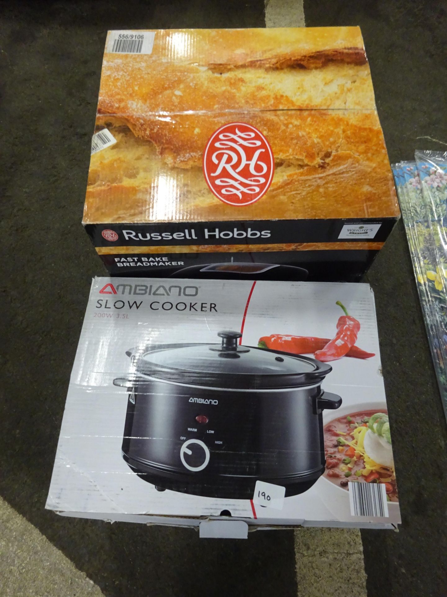 Russell hobs bread maker & slow cooker