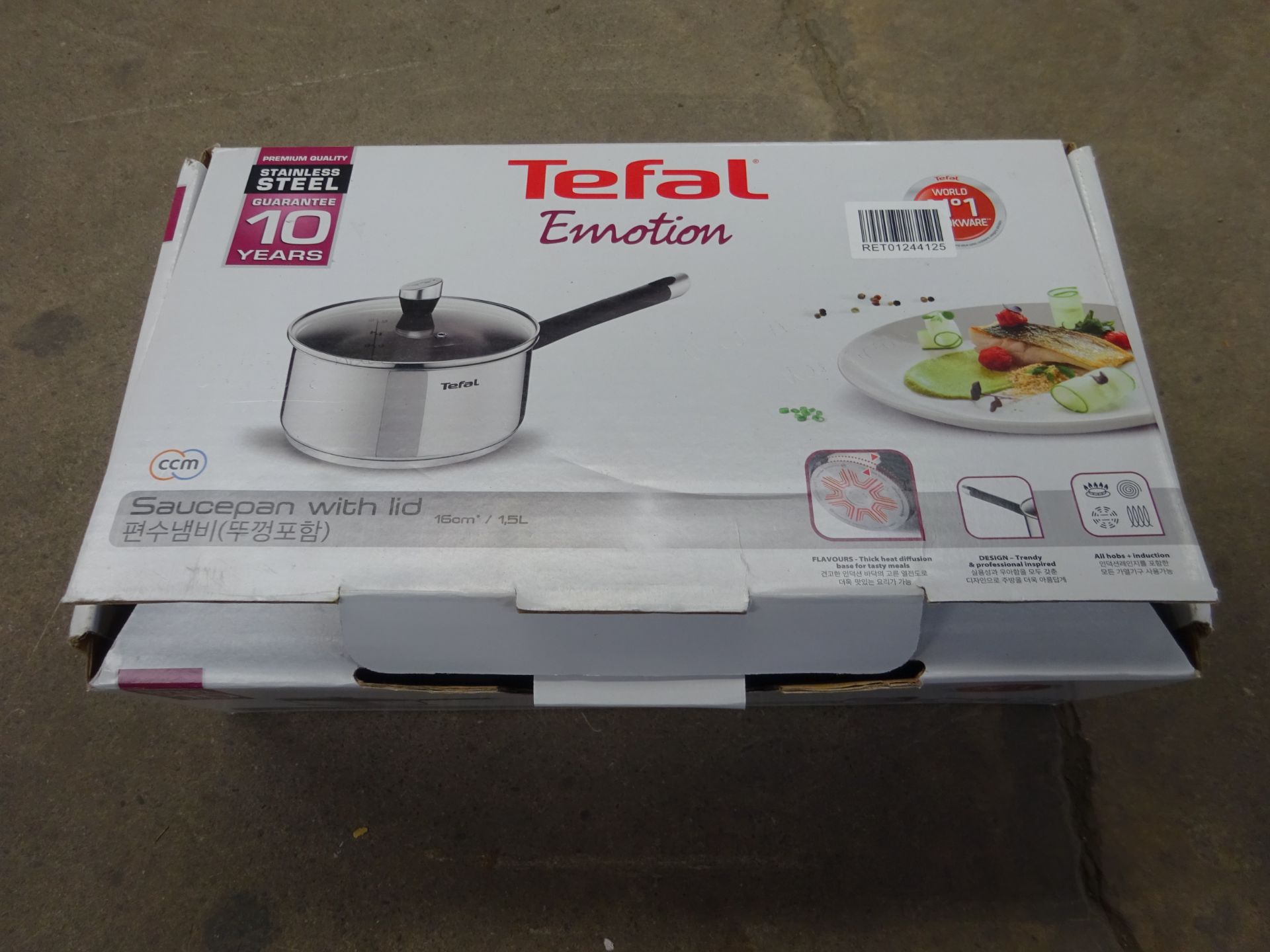 Tefal 16cm saucepan with lid - RRP £44.80