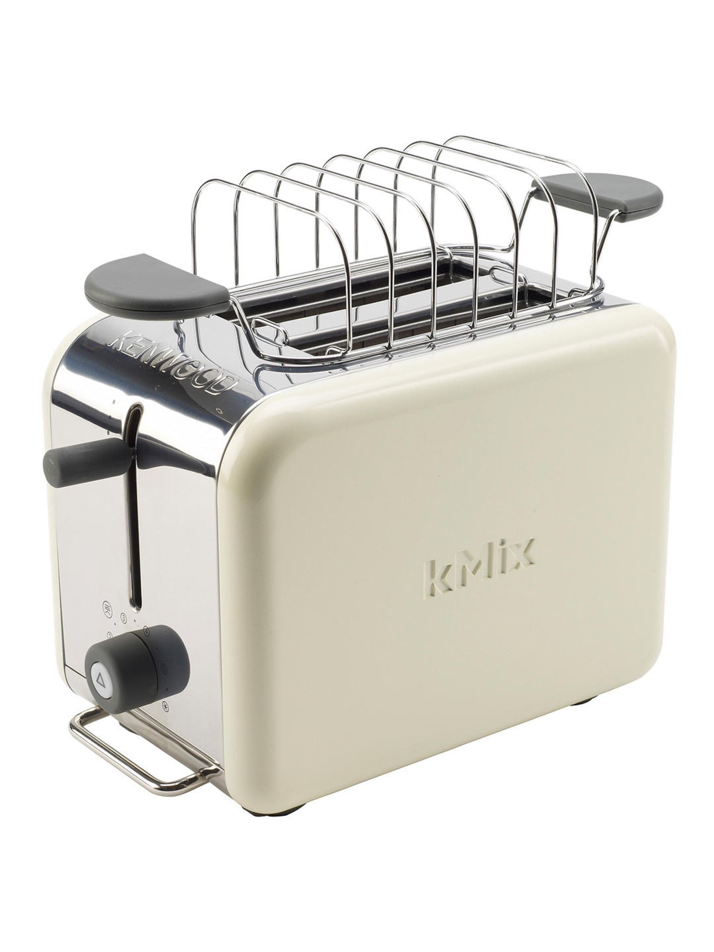 BRAND NEW KENWOOD KMIX 900W CREAM 2 SLICE TOASTER WITH TOAST RACK