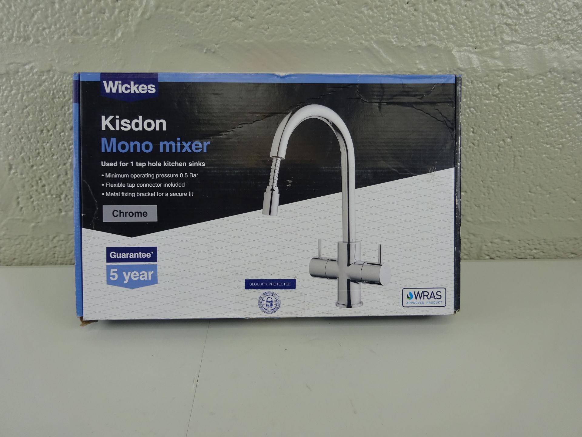 Wicks Kisdon mono mixer chrome taps - RRP £100.00