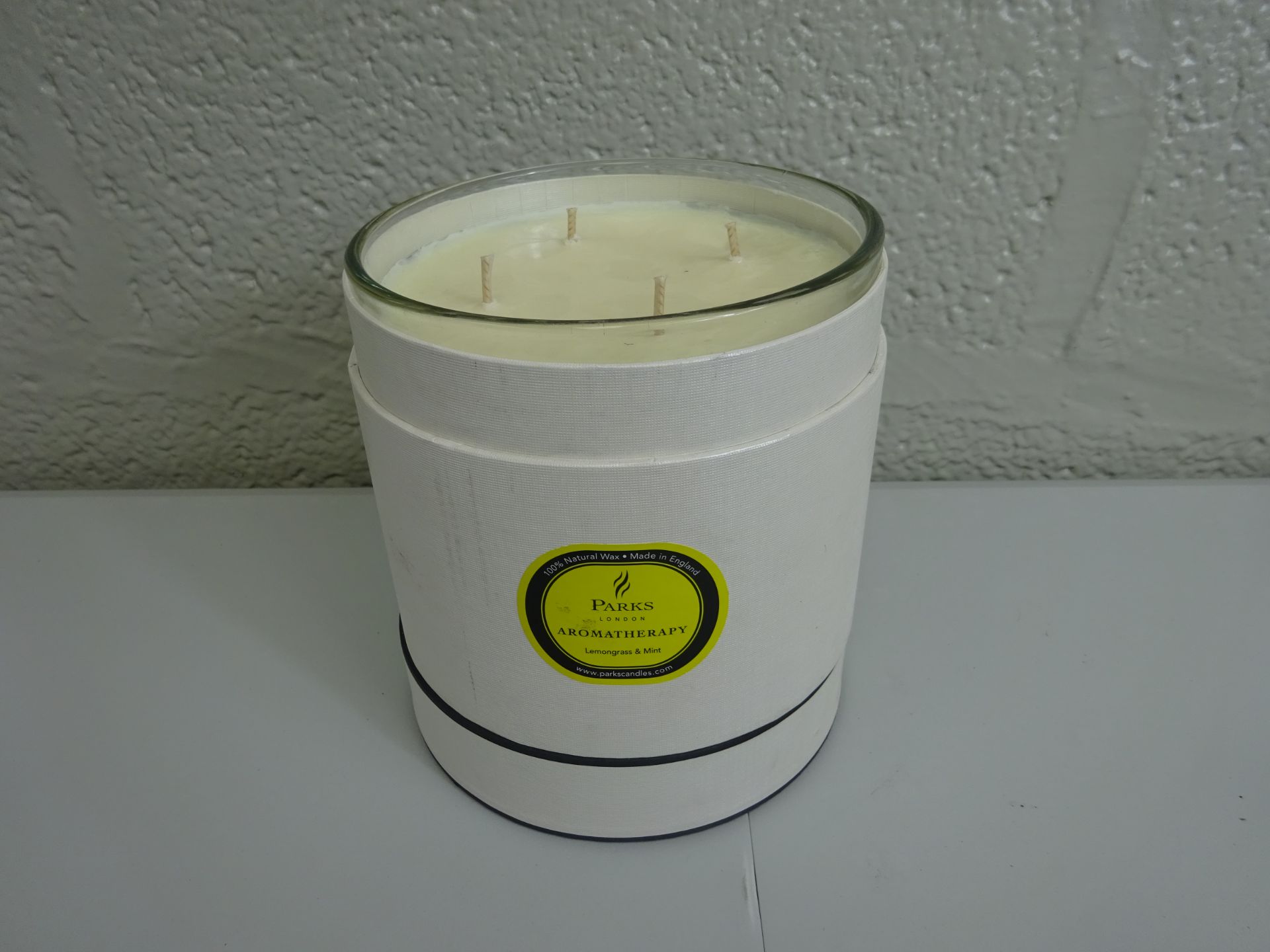 Parks London lemongrass & mint scented candle - RRP £144.00