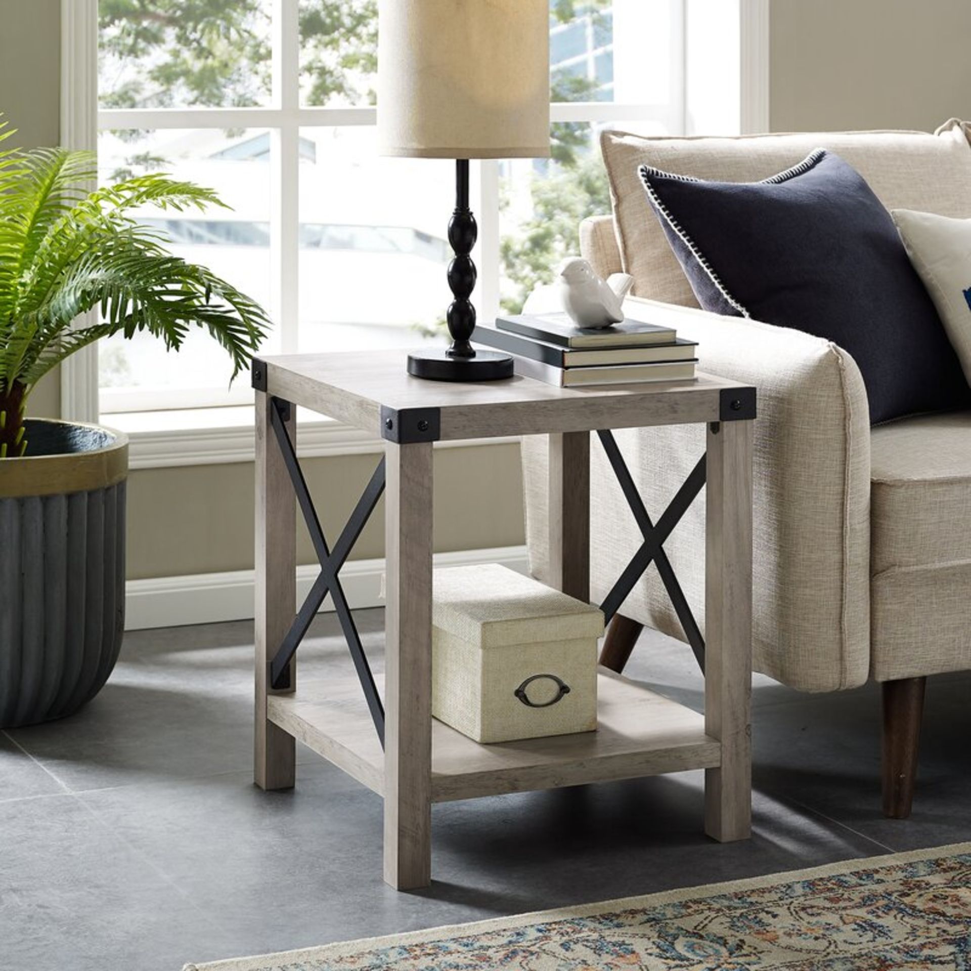 Maja Side Table with Storage - RRP £82.99