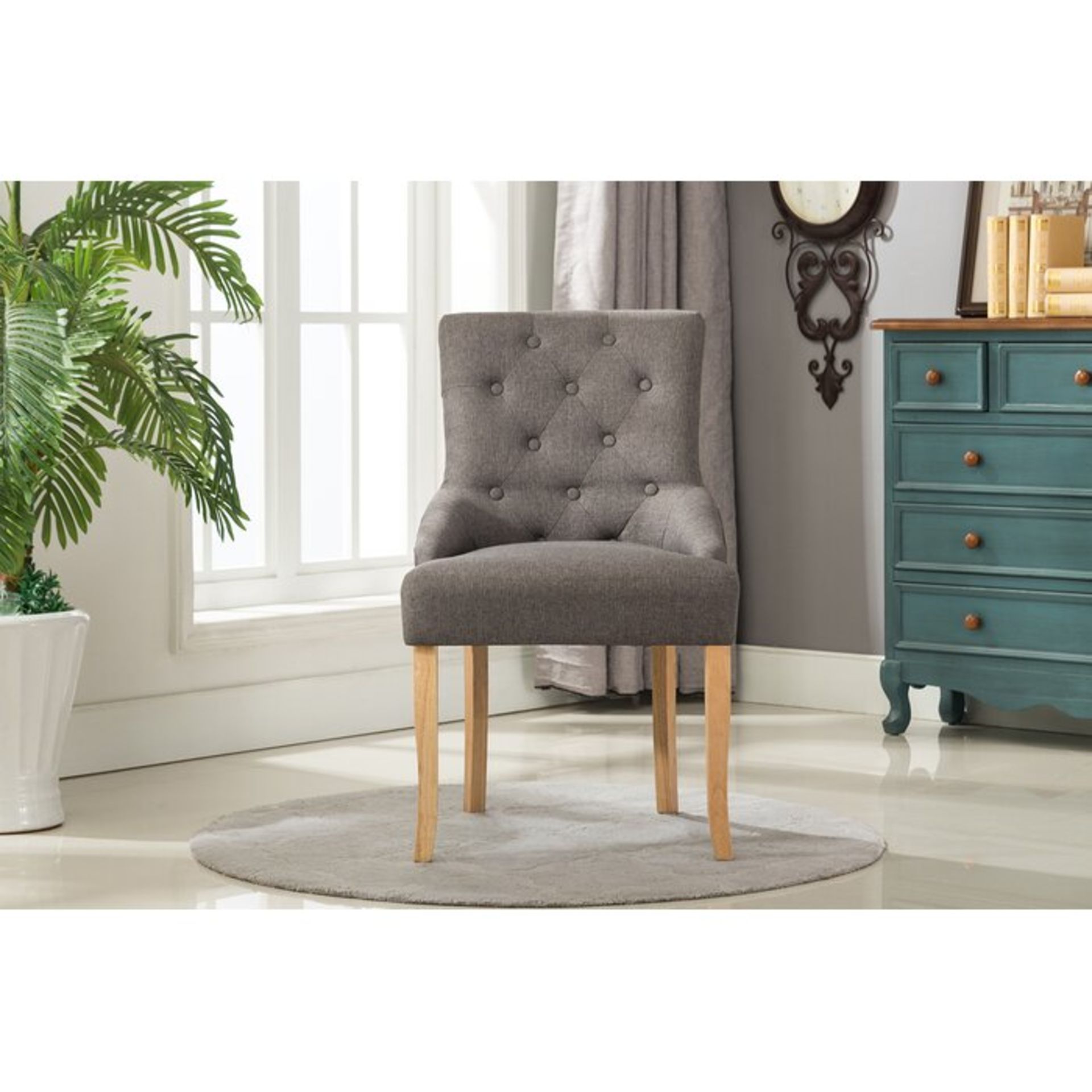 Needham Upholstered Dining Chair (Set of 2) - RRP £234.99 - Image 2 of 2