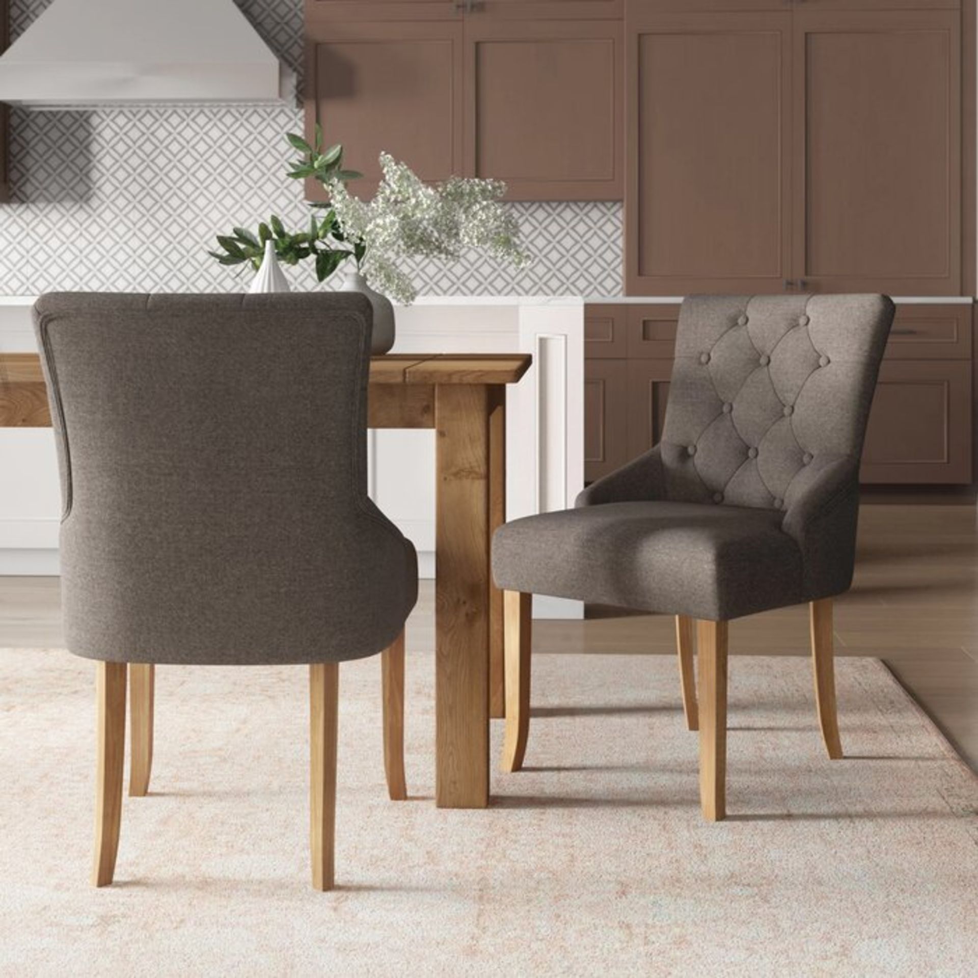 Needham Upholstered Dining Chair (Set of 2) - RRP £234.99