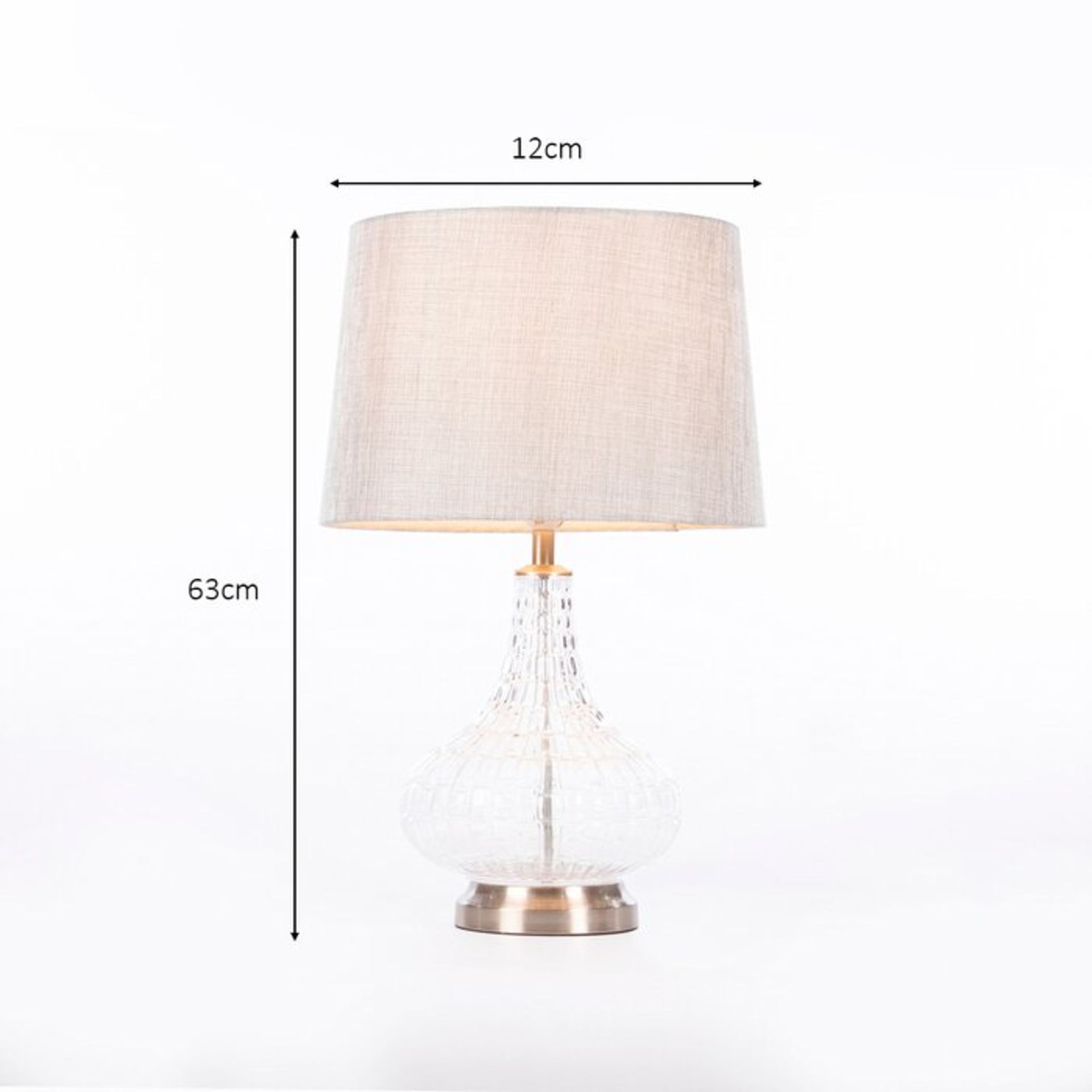 Amarion 63cm Table Lamp x 2 - RRP £106.99 Each - Image 2 of 2