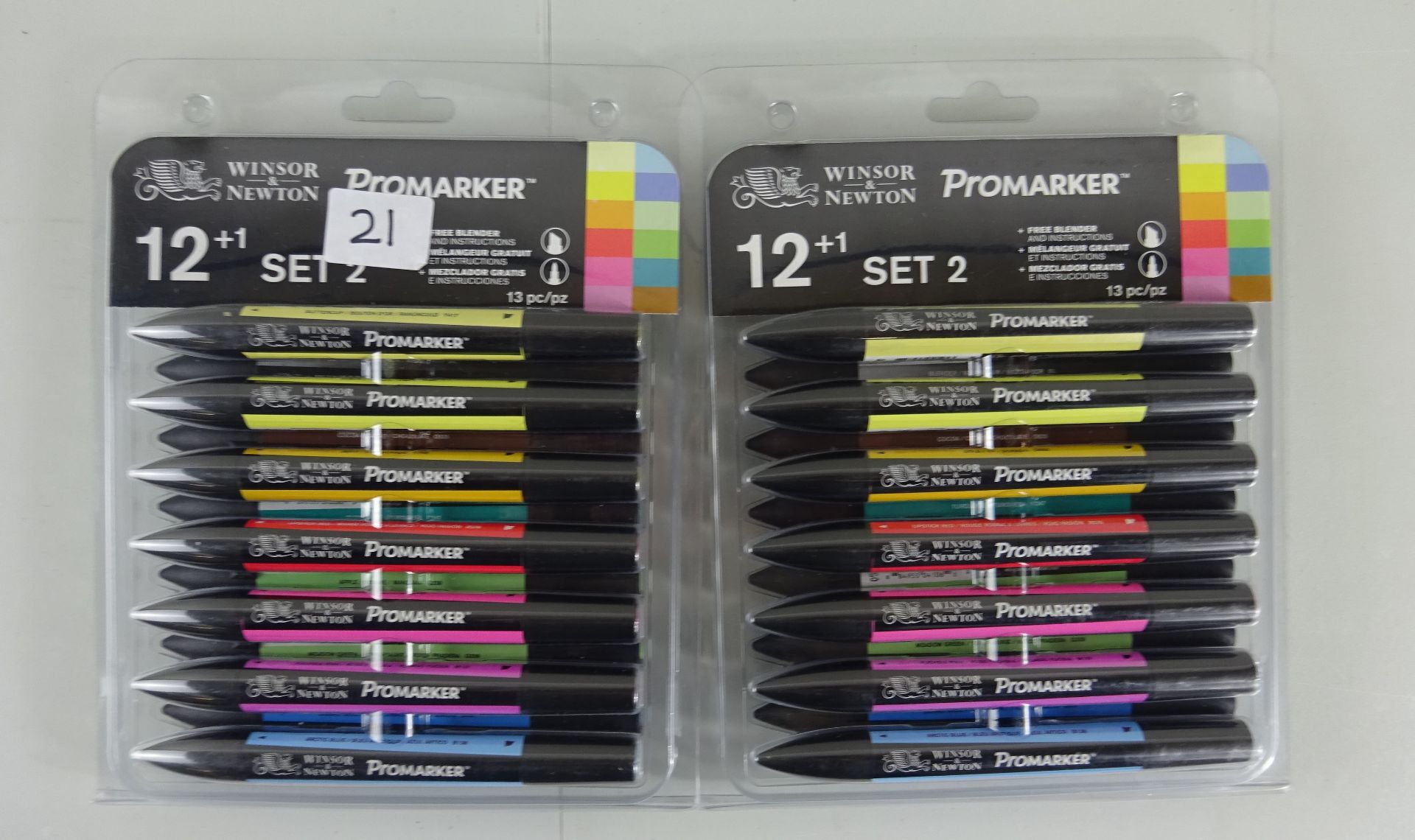 2 pks Winsor & Newton pro marker pens - RRP £32.00 each