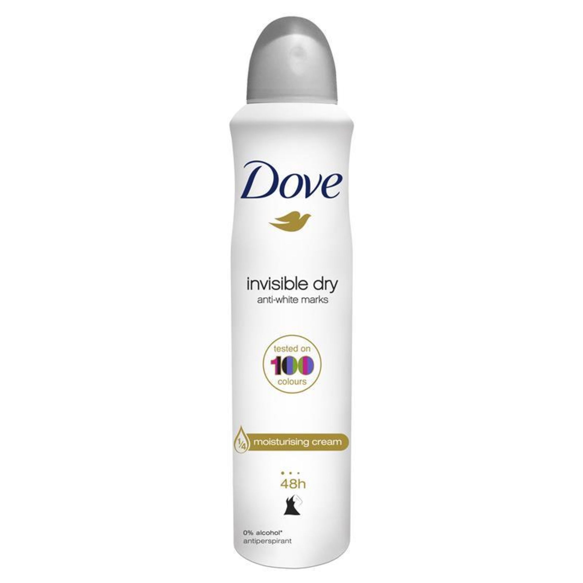 Brand New x6 150ml Cans Dove Invisible Dry Anti-Perspirant Deodorant
