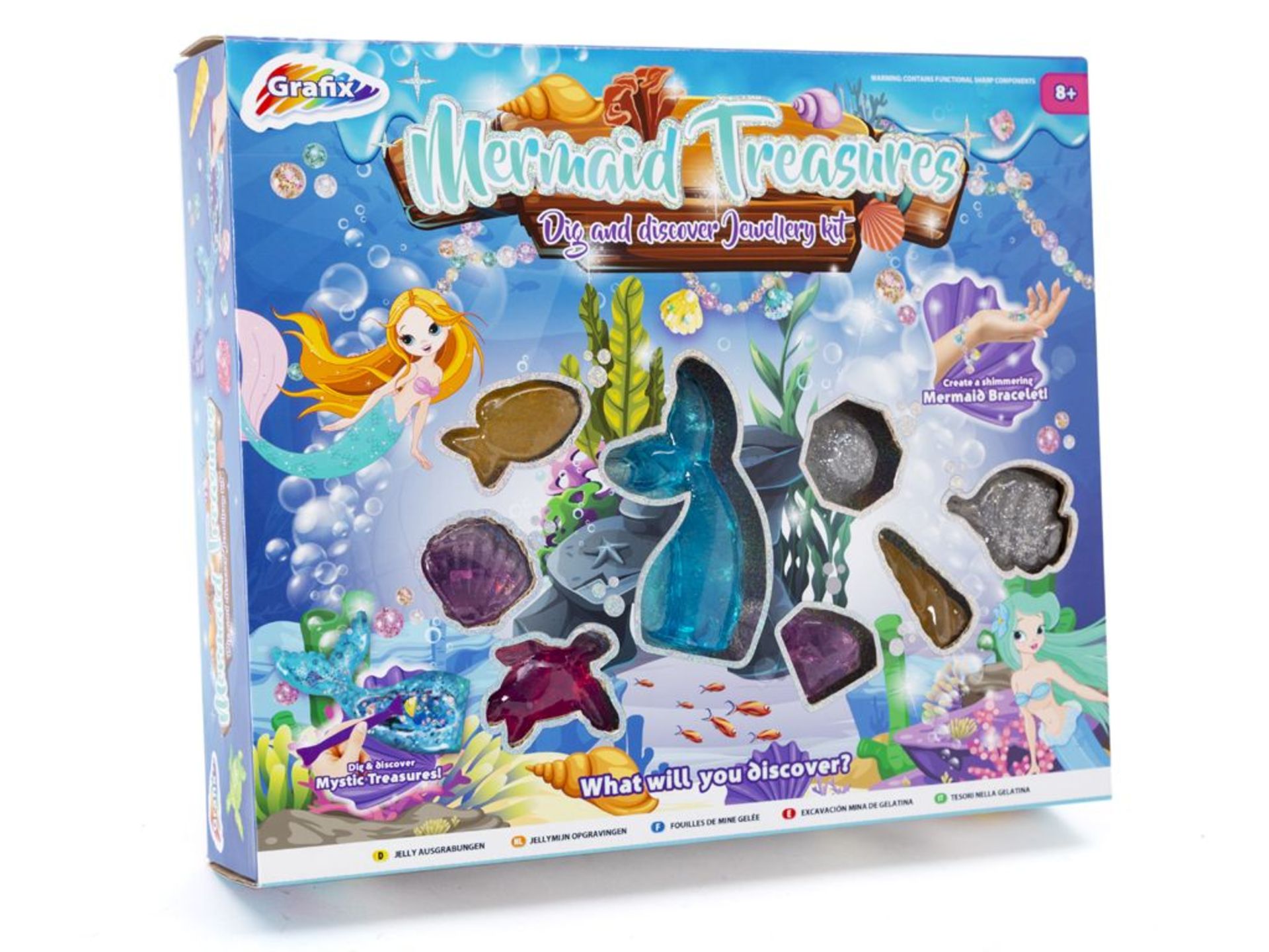 GRAFIX MERMAID JELLY DIGS DISCOVERY JEWELLERY KIT