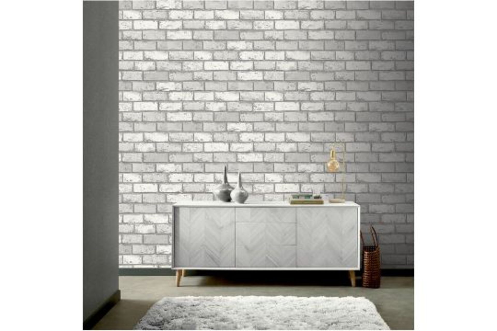 ROSEAU 10.05M X 53CM TEXTURED MATTE WALLPAPER ROLL - RRP £11.99