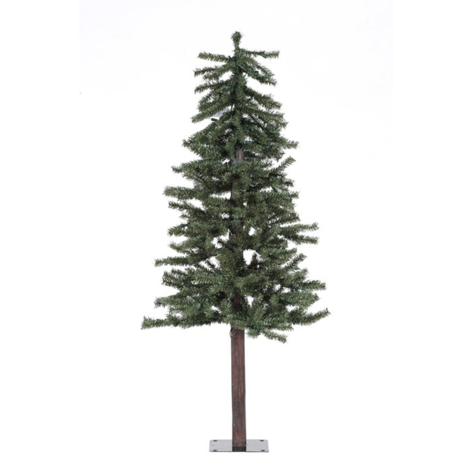 Natural Al 4ft Green Pine Artificial Christmas Tree with Stand - RRP £39.91