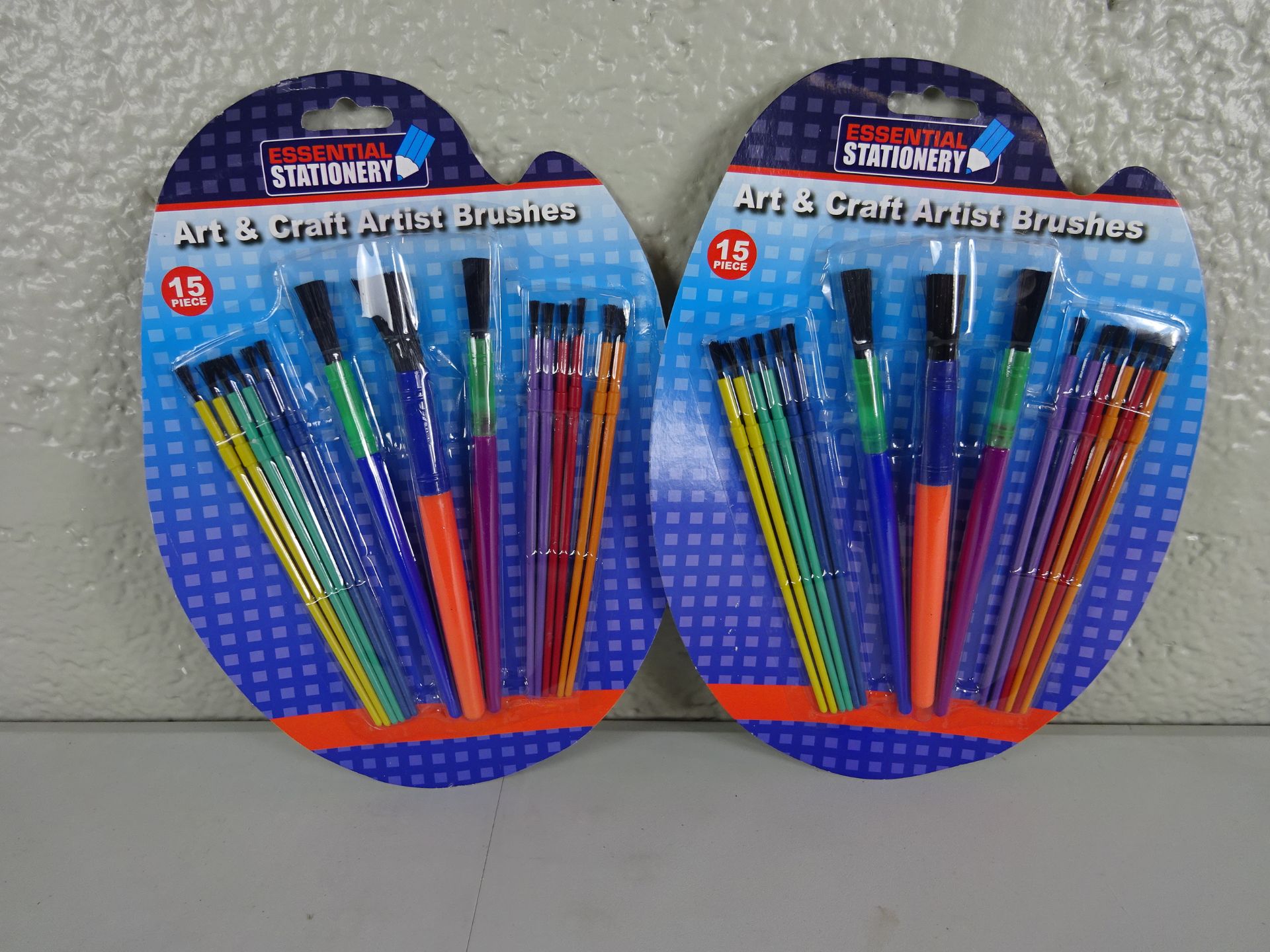 15 Piece Art & Craft Brushes