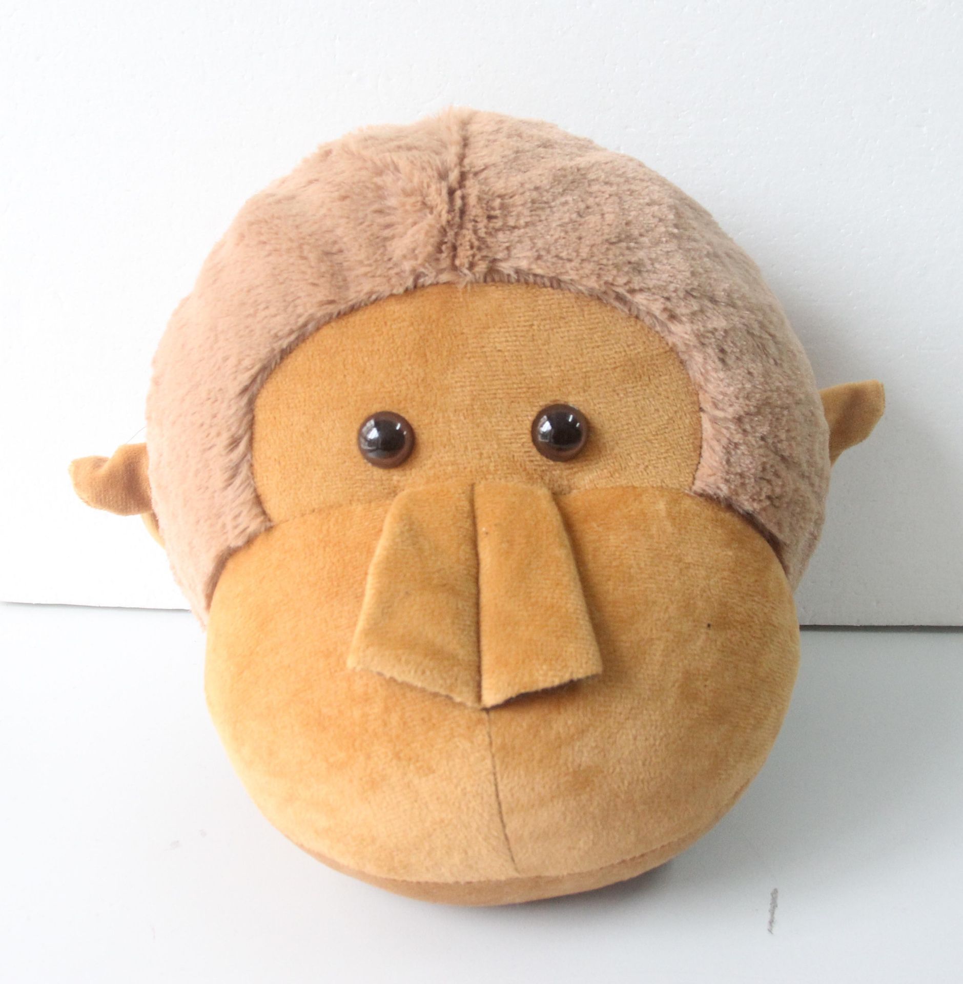 New 22cm Orangutan Head Hanger Cushion