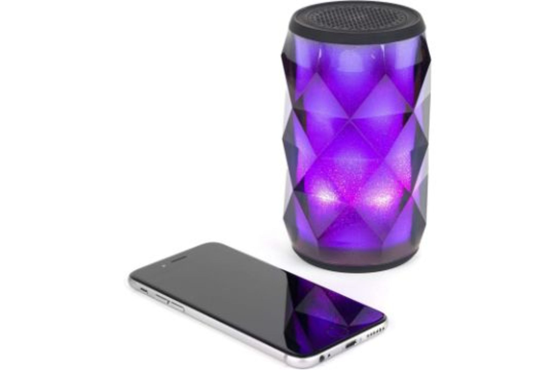 NEW PULSAR CRYSTAL CAN BLUETOOTH SPEAKER FOR IPHONE, ANDROID AND OTHER DEVICES