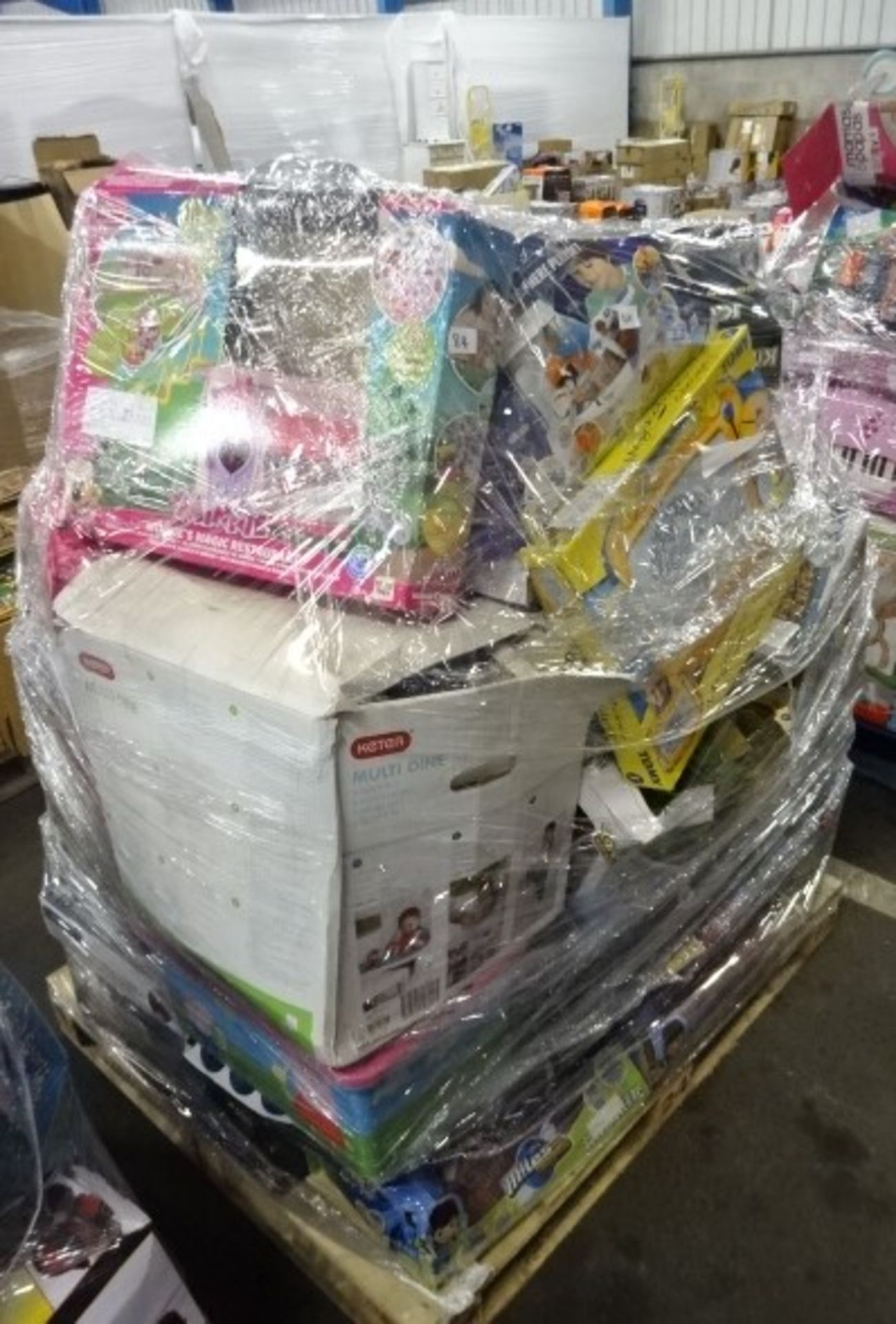 PALLET OF OF RAW UNTESTED TOYS. NO VAT