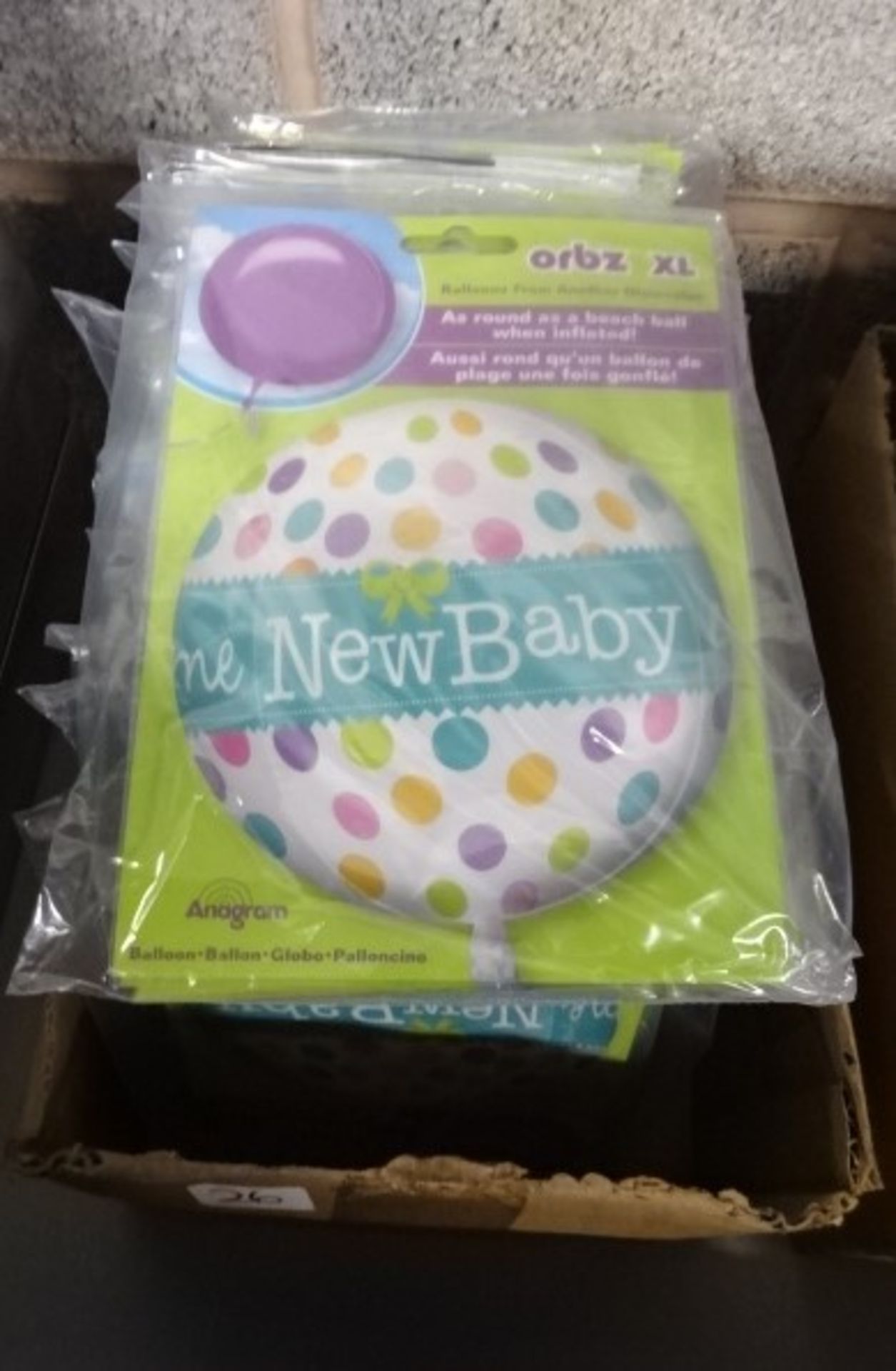 BOX OF NEW BABY MULTI COLOURED BALLOONS - APPROX 100