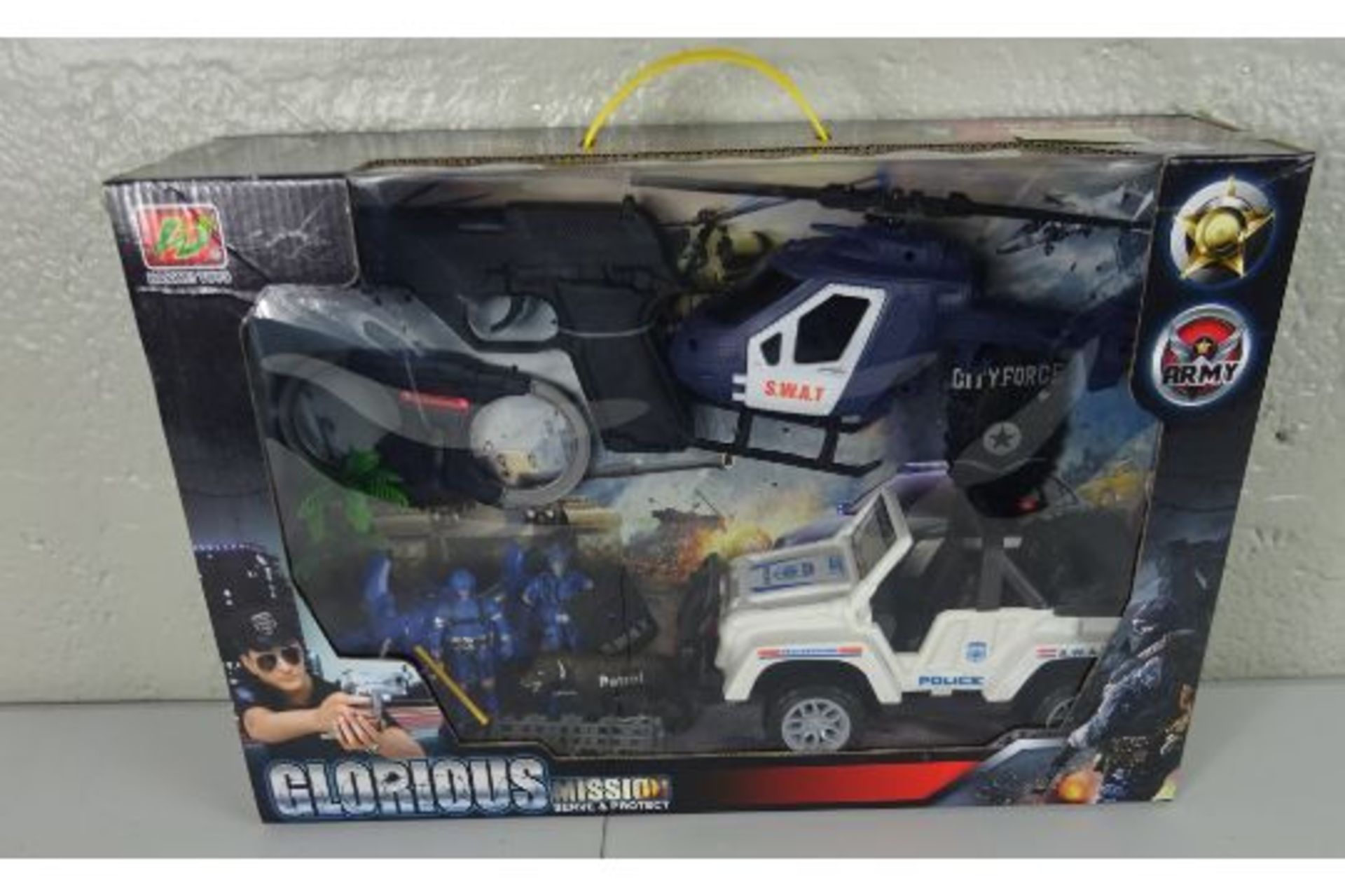 GLORIOUS MISSION SWAT SERVE AND PROTECT TOY