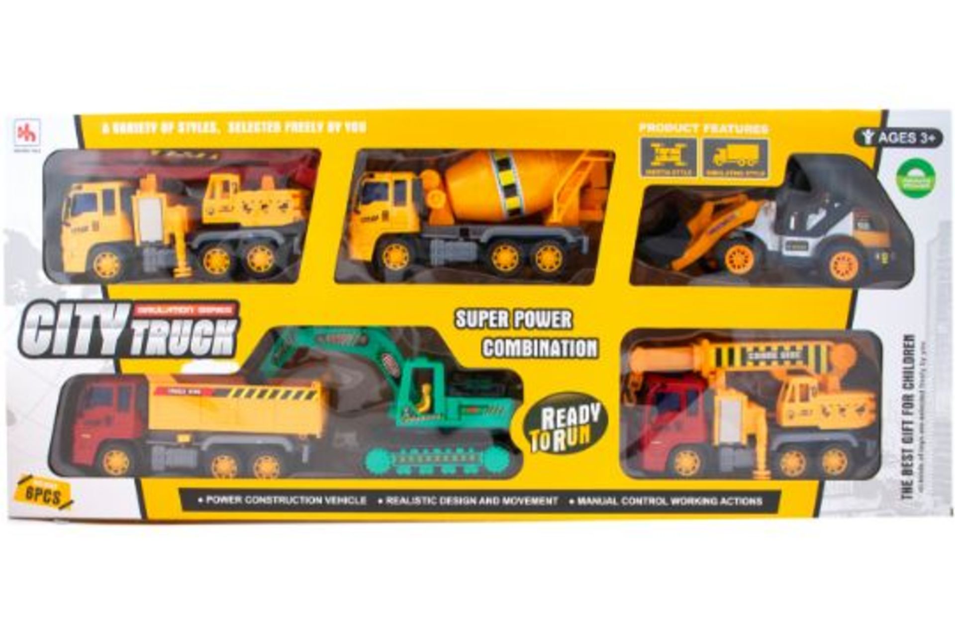 CITY TRUCK SIMULATION SERIES COMBINATION SET OF 5