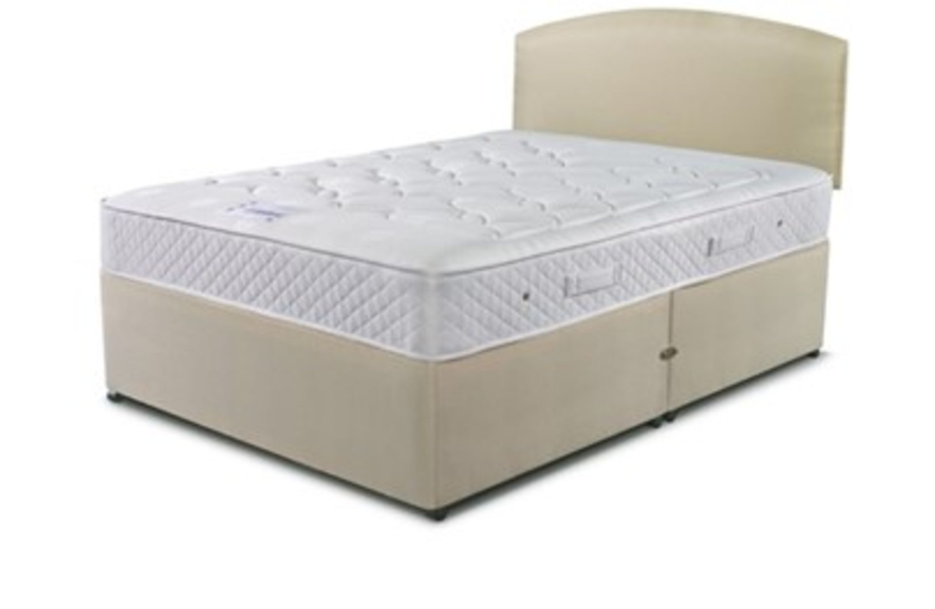 x1|Carpet Right Ex-Display 5ft Nestledown Malvern Divan Bed With Headboard & 4 Drawers|RRP £1199|