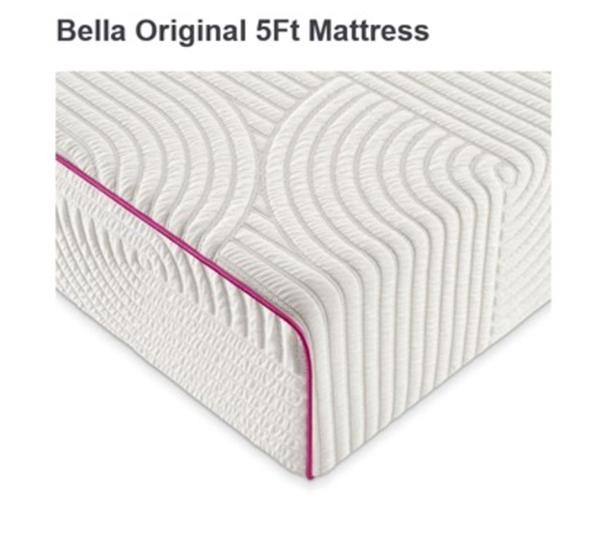 x1|Carpet Right Ex-Display 5ft Bella Original Mattress|RRP £499|