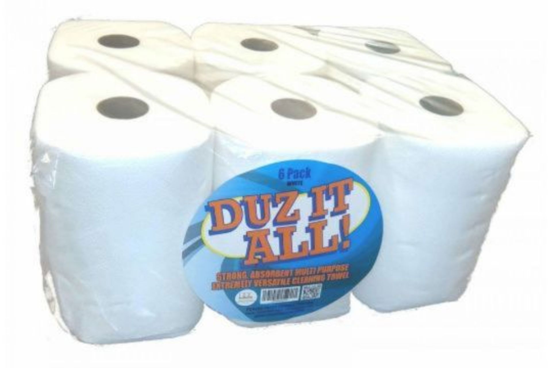 BRAND NEW X6 LARGE WHITE DUZ IT ALL MULTIPURPOSE CLEANING TISSUE