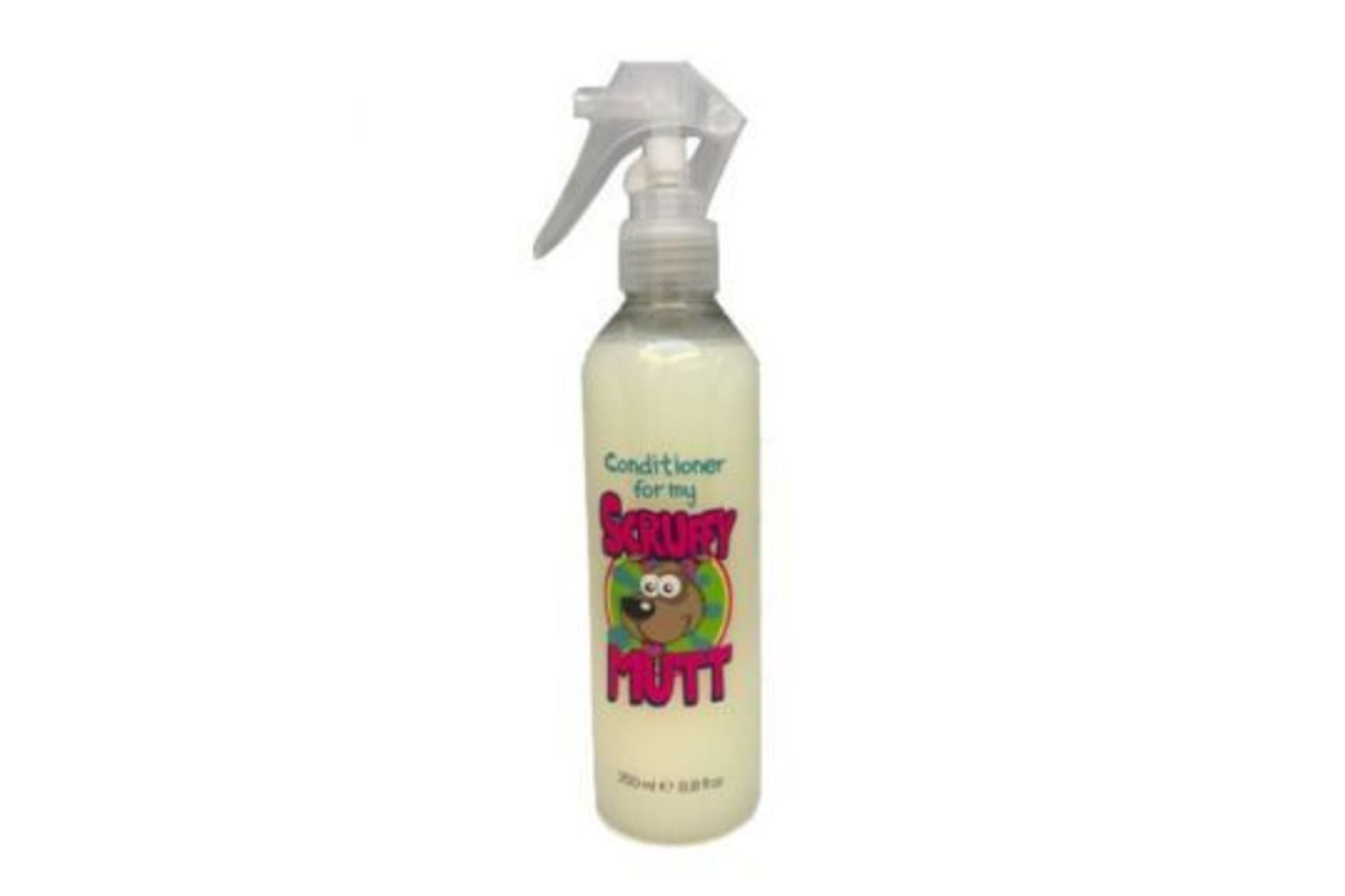 X6 BRAND NEW 250ML BOTTLES OF SCRUFFY MUT DOG CONDITIONER