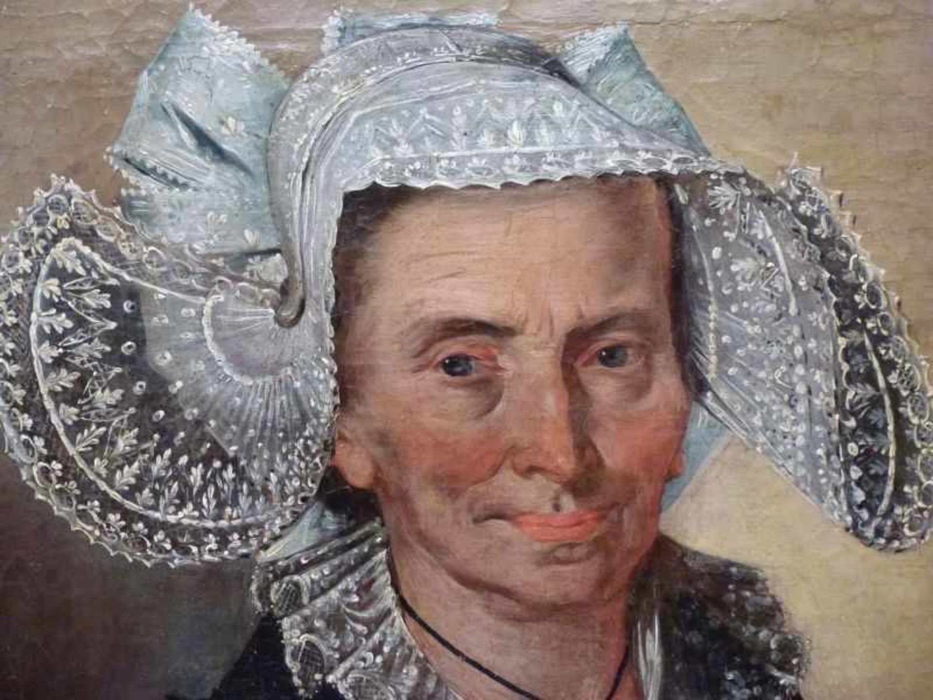 Damenportrait, Mitte 19.Jh. - Image 2 of 3