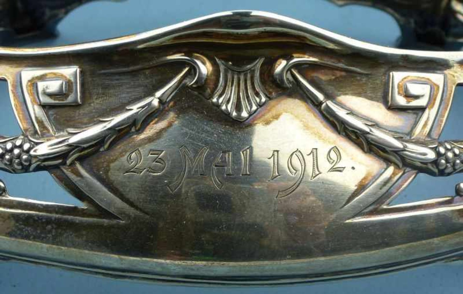 Jardinière, 830er Silber, um 1910< - Bild 3 aus 3