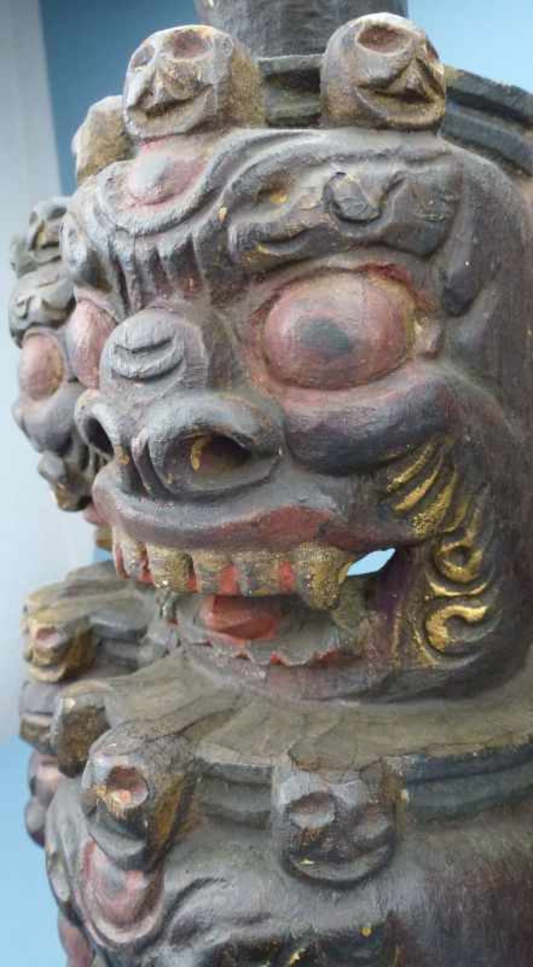 große Barong Maske, Bali< - Bild 2 aus 3