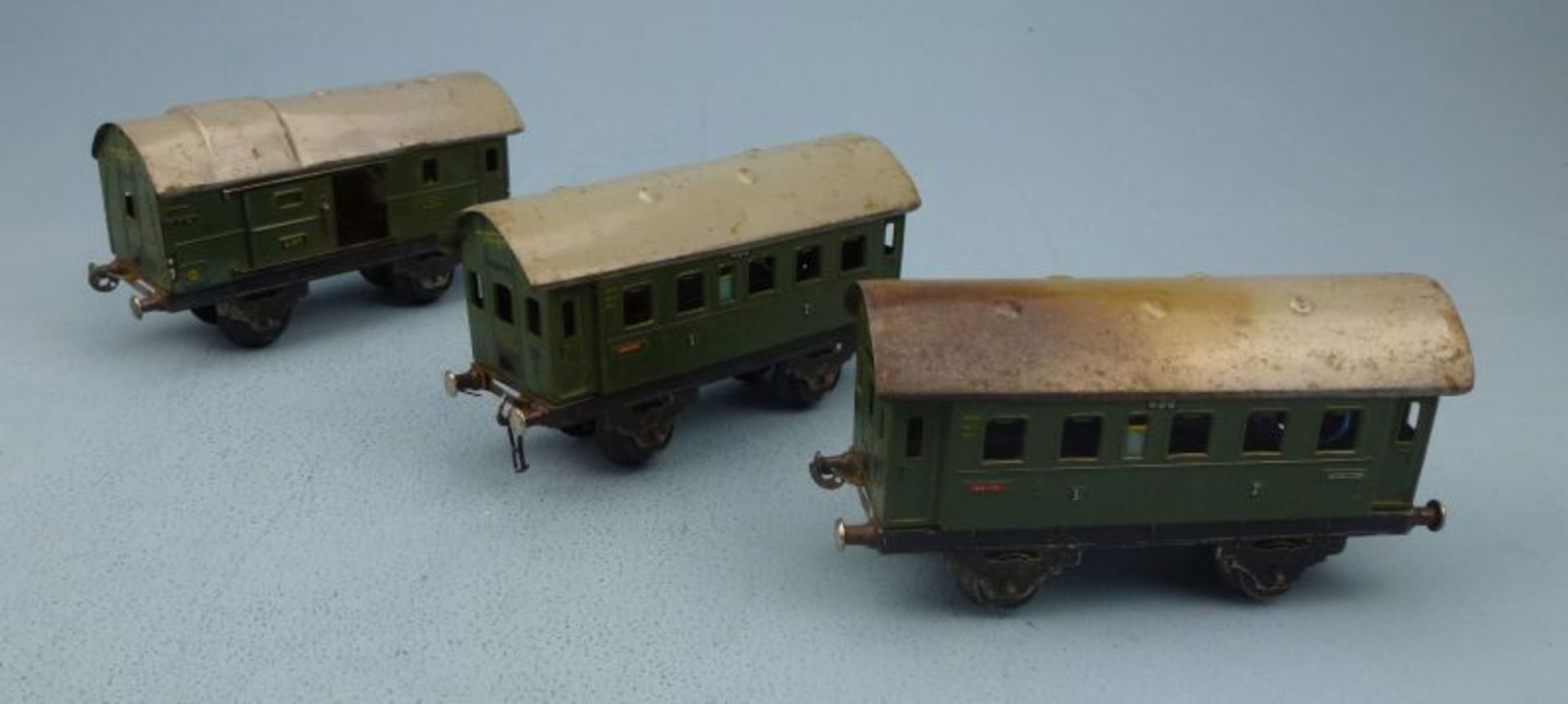 Konvolut Modelleisenbahnwagen, Fleischmann, 1.H. 20.Jh. - Bild 4 aus 15