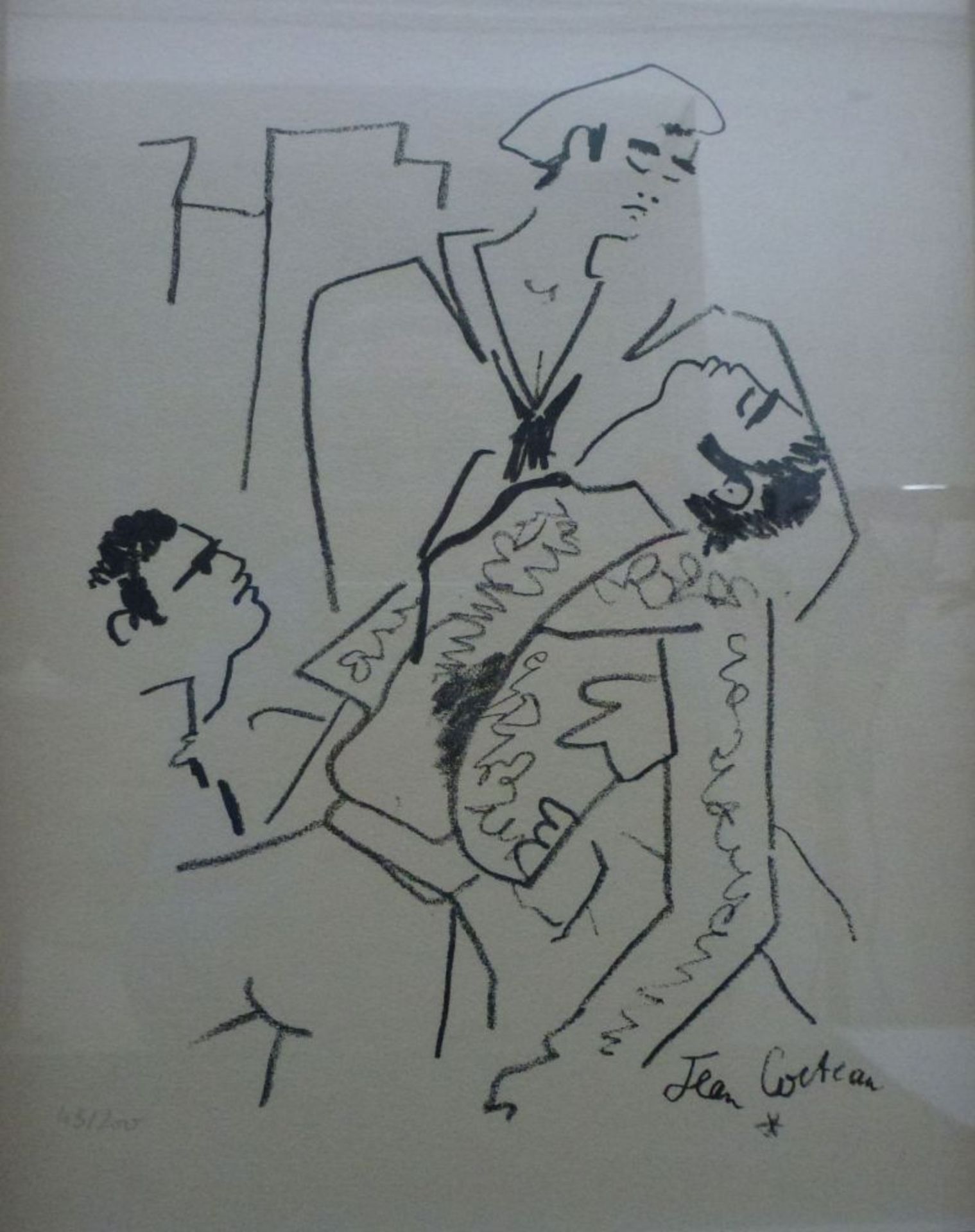 3 Lithographien "Toréador"Jean Cocteau, 1889 - 1963Lithographie, sign./monogr., tlw. dat. 1953, - Bild 2 aus 2