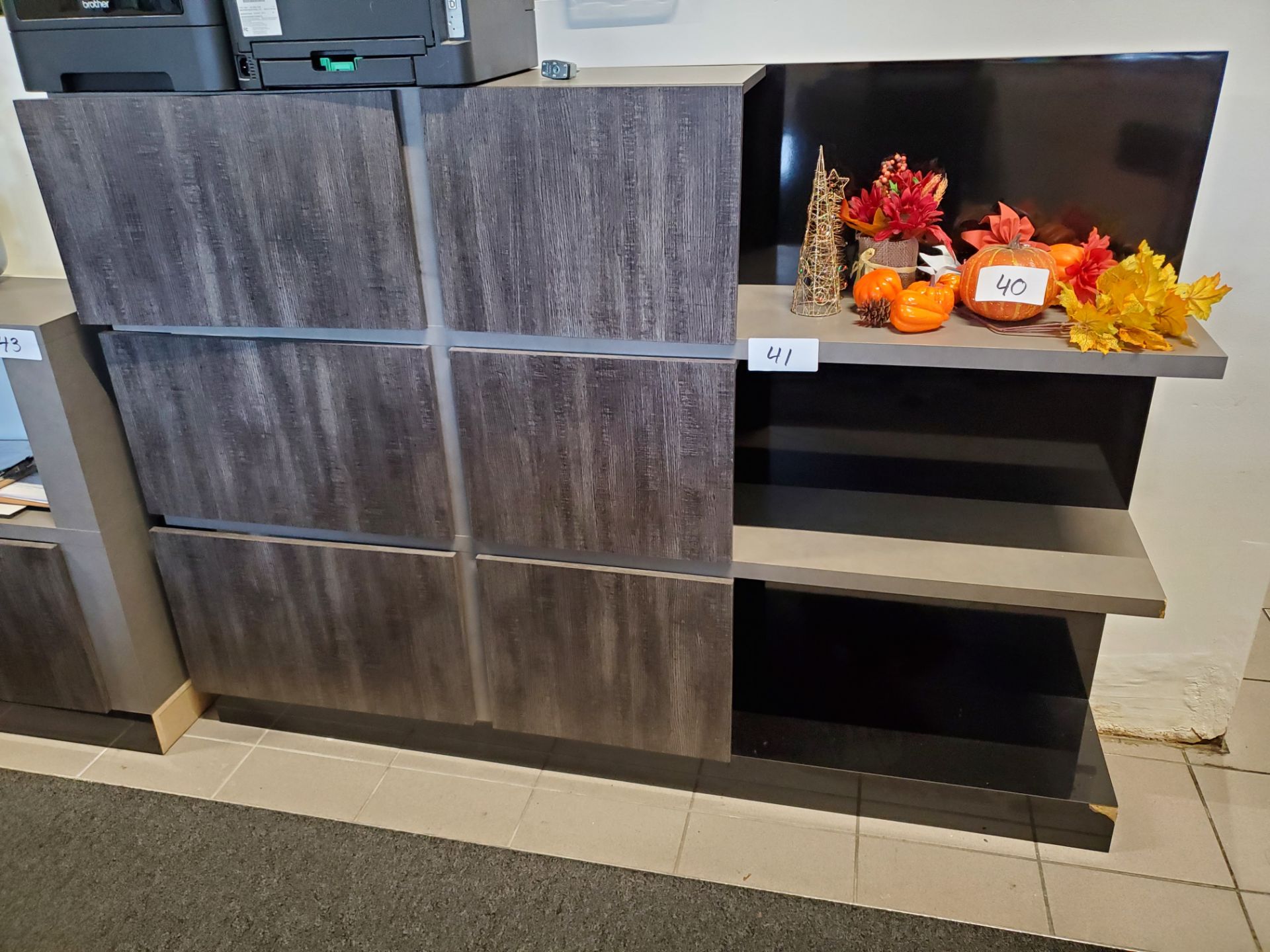 Grey Wall Unit