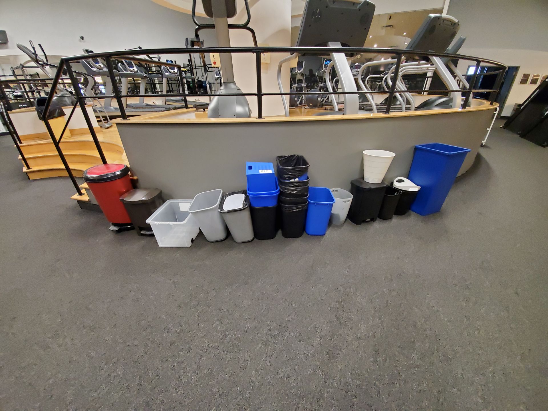 Lot of Assorted Garbage Cans