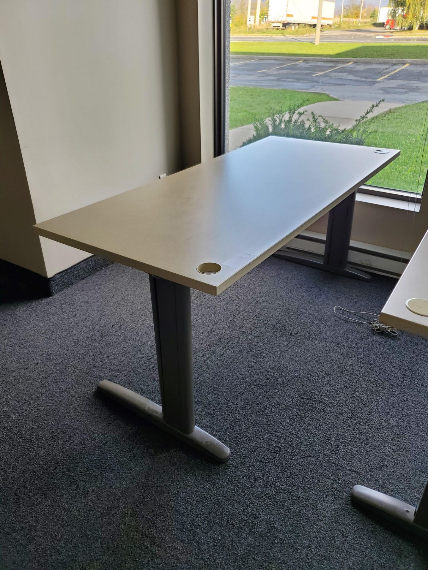 30"x66" Metal Leg Desk