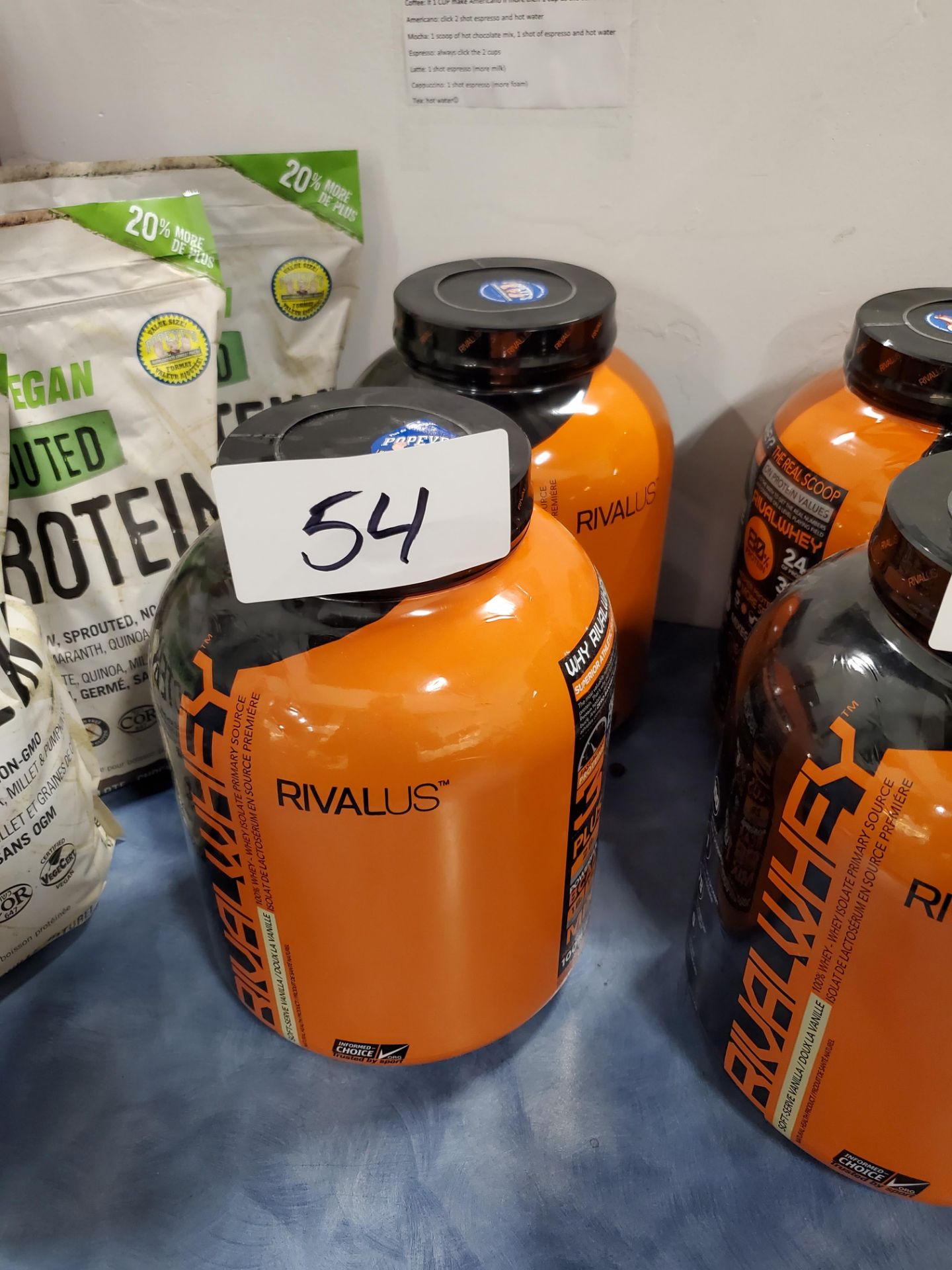 Pair of Rival Whey 5lbs