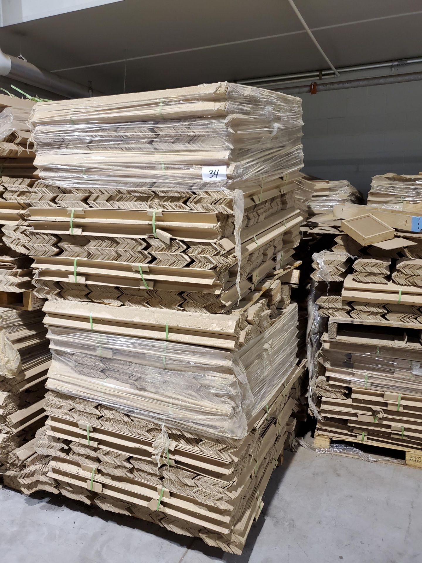 (6) Pallets of 39.5" Corner Boards