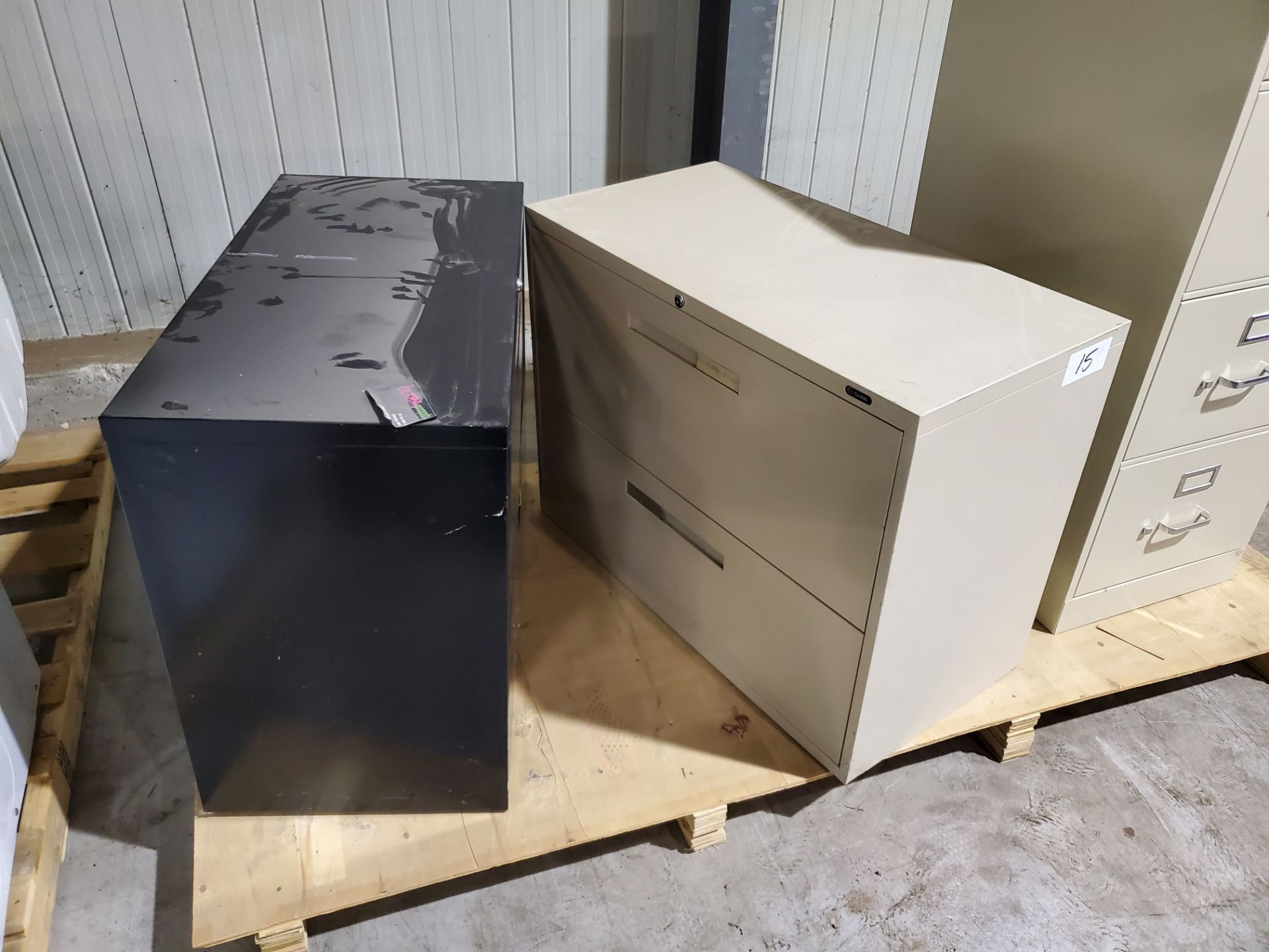 (2) 2-Drawer Filling Cabinets