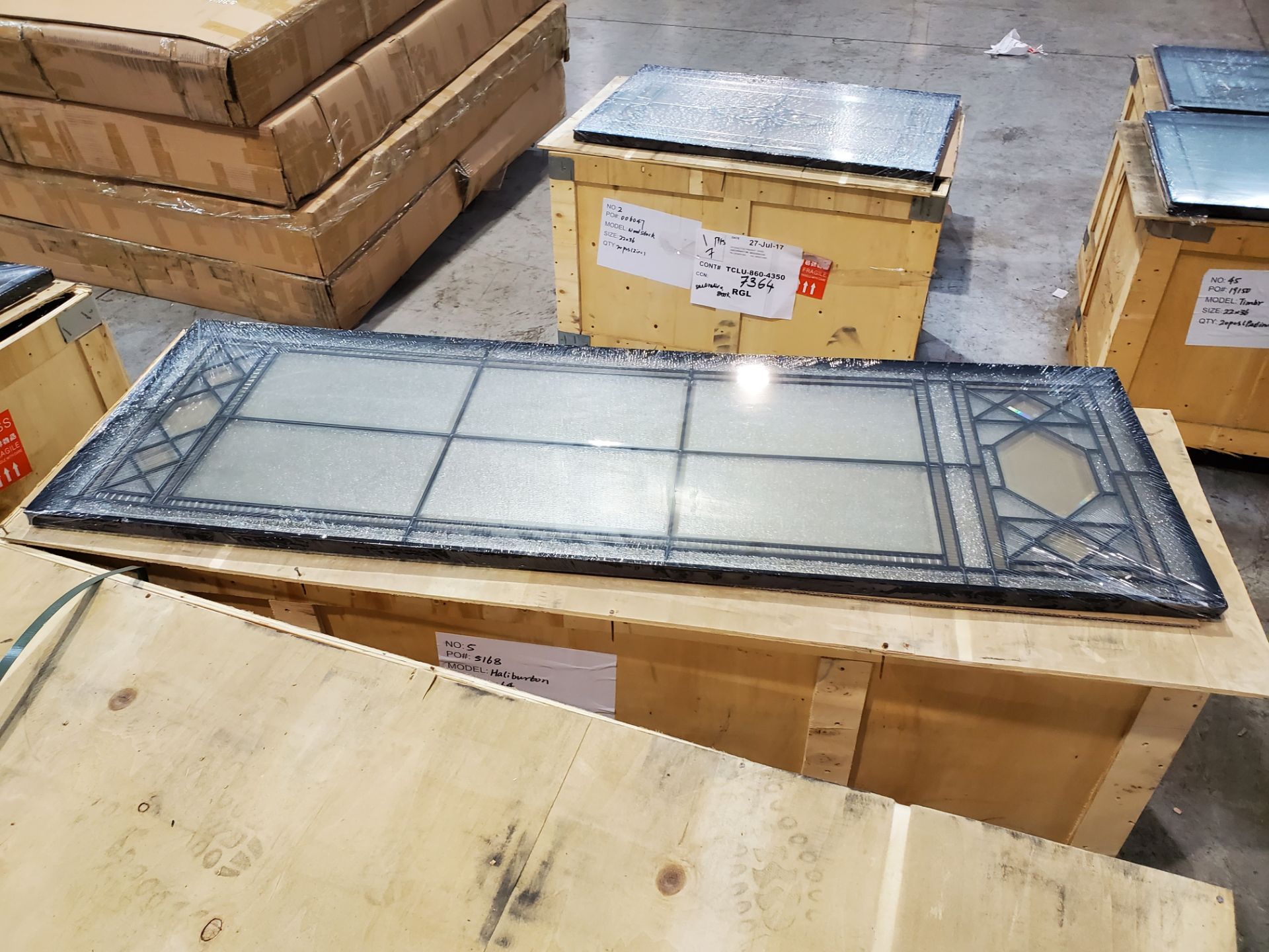 Haliburton Glass Door Insert 22"x64" (approx. 20 pcs)