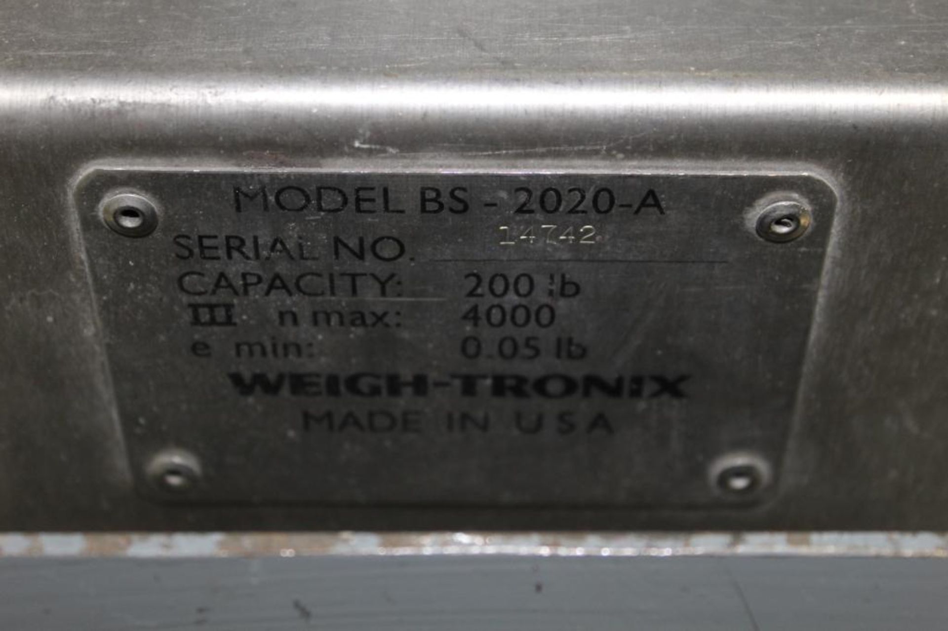 Weigh Tronix Model BS-2020-A Spring Tester - Image 3 of 3