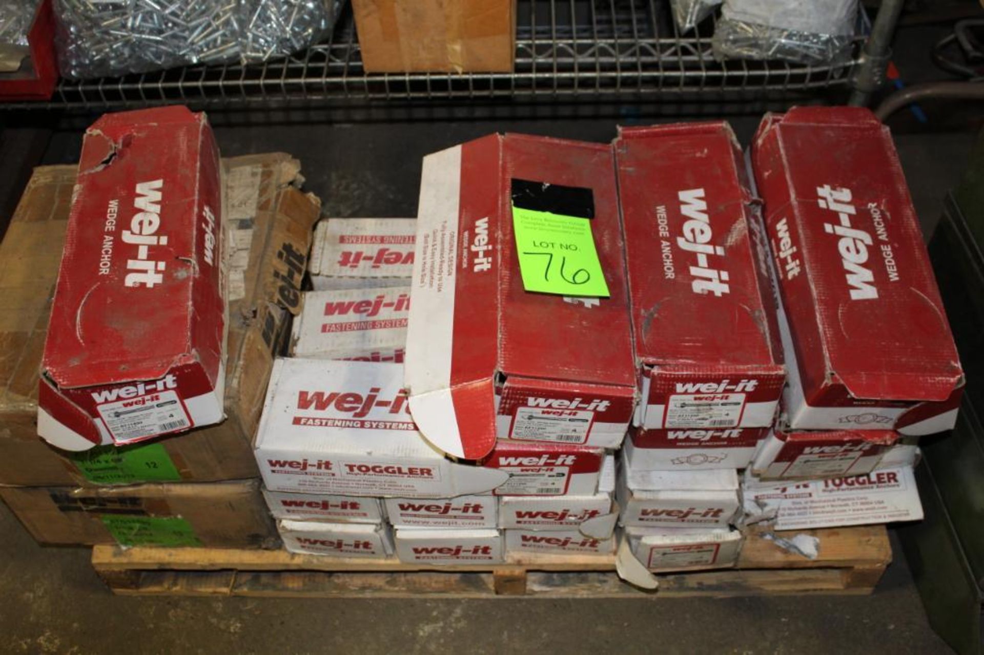 Pallet of New WEJ-IT Wedge Anchors