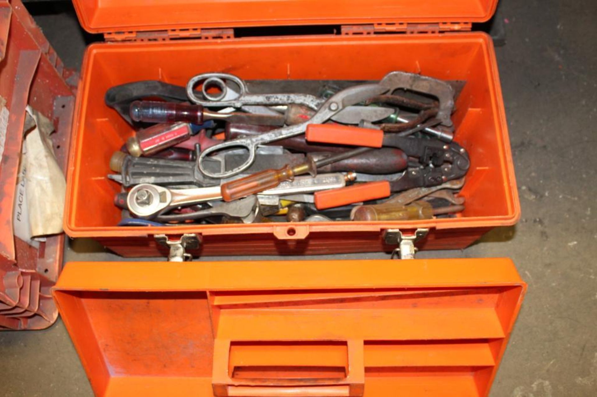 Toolbox With Hand Tools - Image 2 of 2