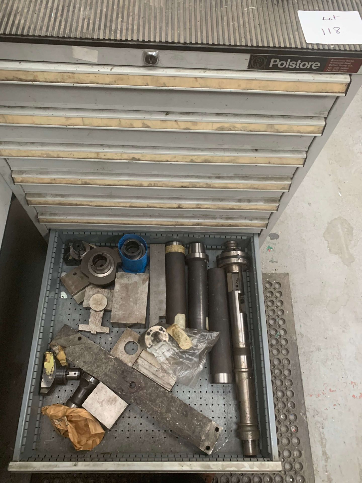 Polstore 8 drawer TOOLING CABINET & CONTENTS - Image 8 of 9