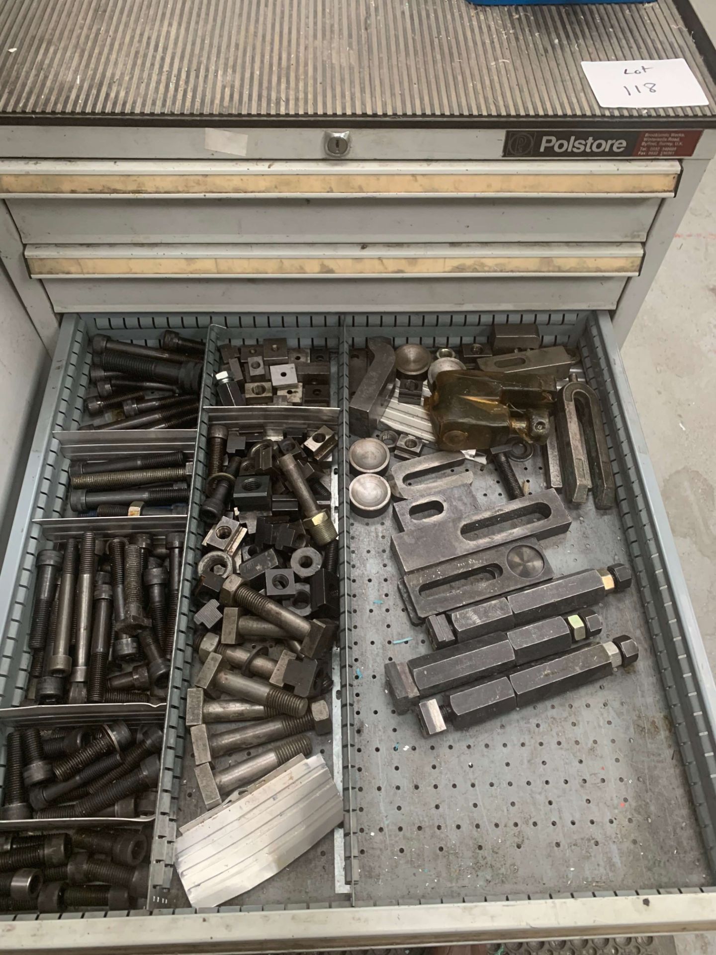 Polstore 8 drawer TOOLING CABINET & CONTENTS - Image 4 of 9