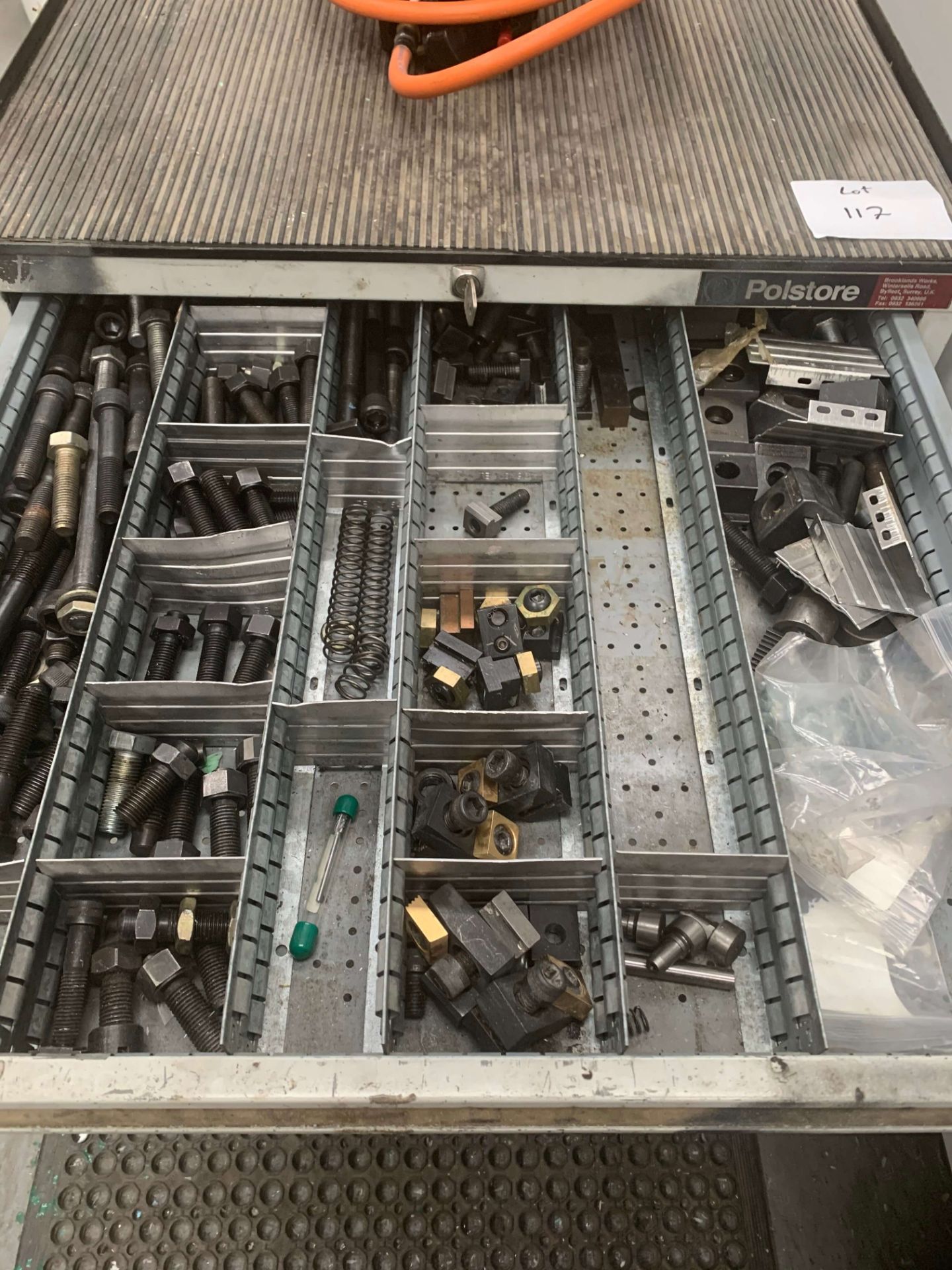 Polstore 8 drawer TOOLING CABINET & CONTENTS