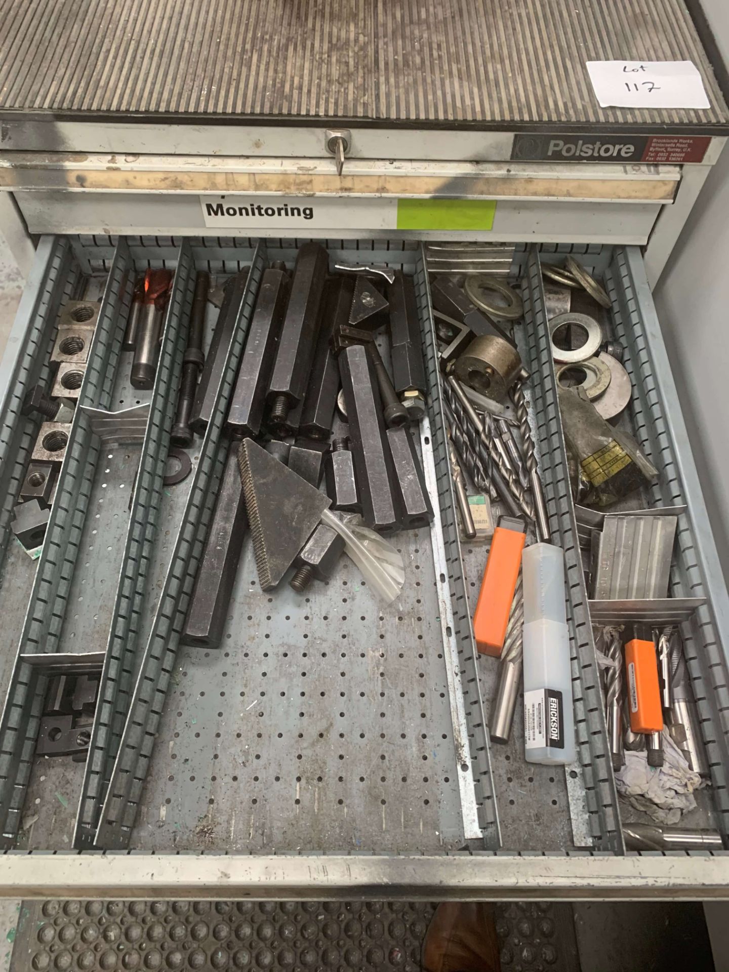 Polstore 8 drawer TOOLING CABINET & CONTENTS - Image 2 of 8