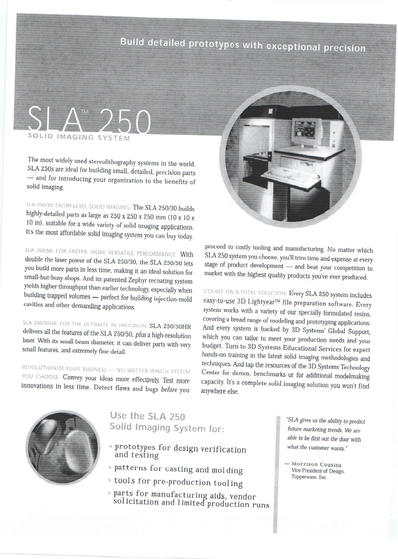 3D Systems SLA-250 3D PRINTER - Image 5 of 6