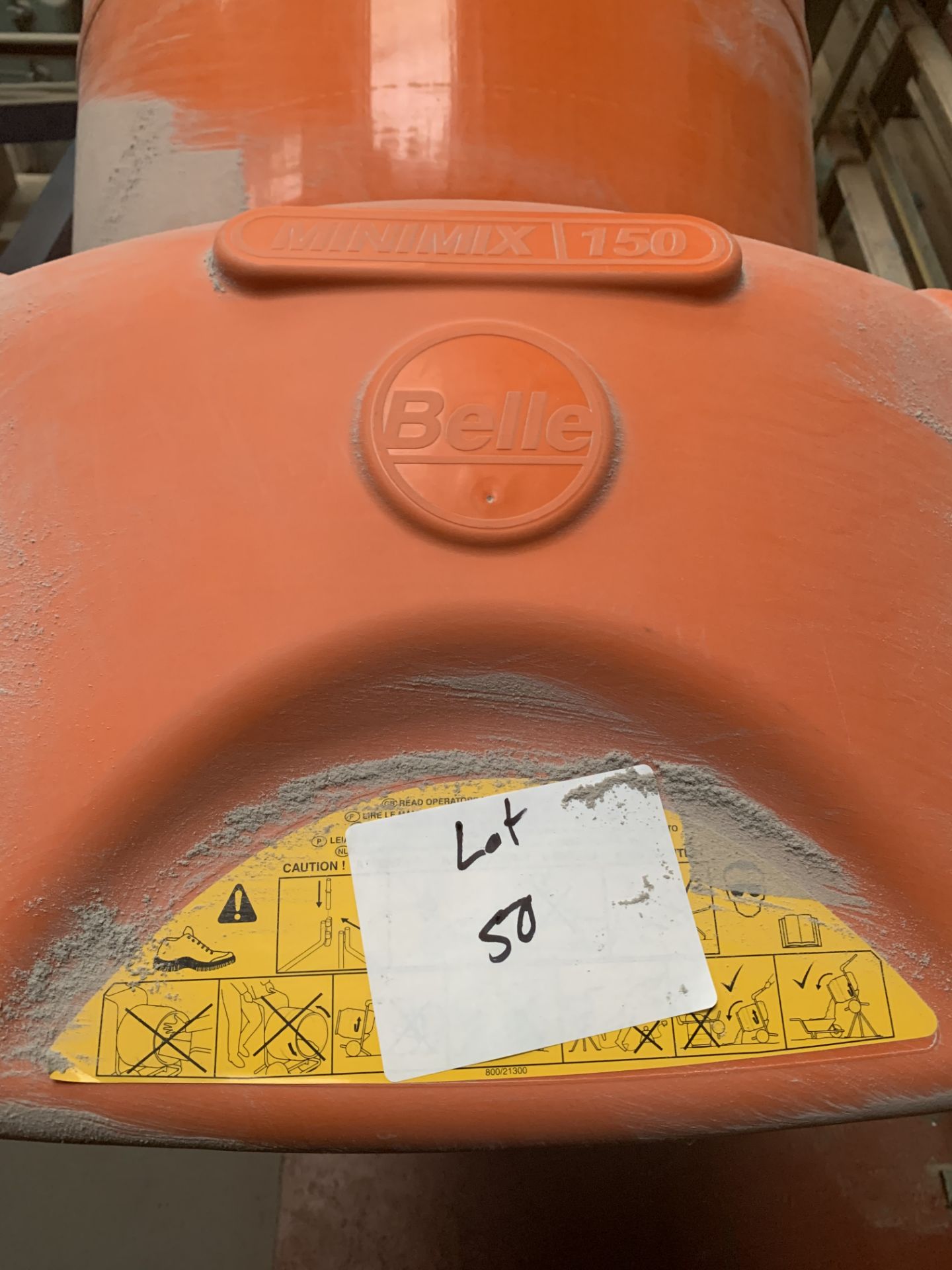 Belle Minimix 50 CONCRETE MIXER 110v - Image 2 of 2